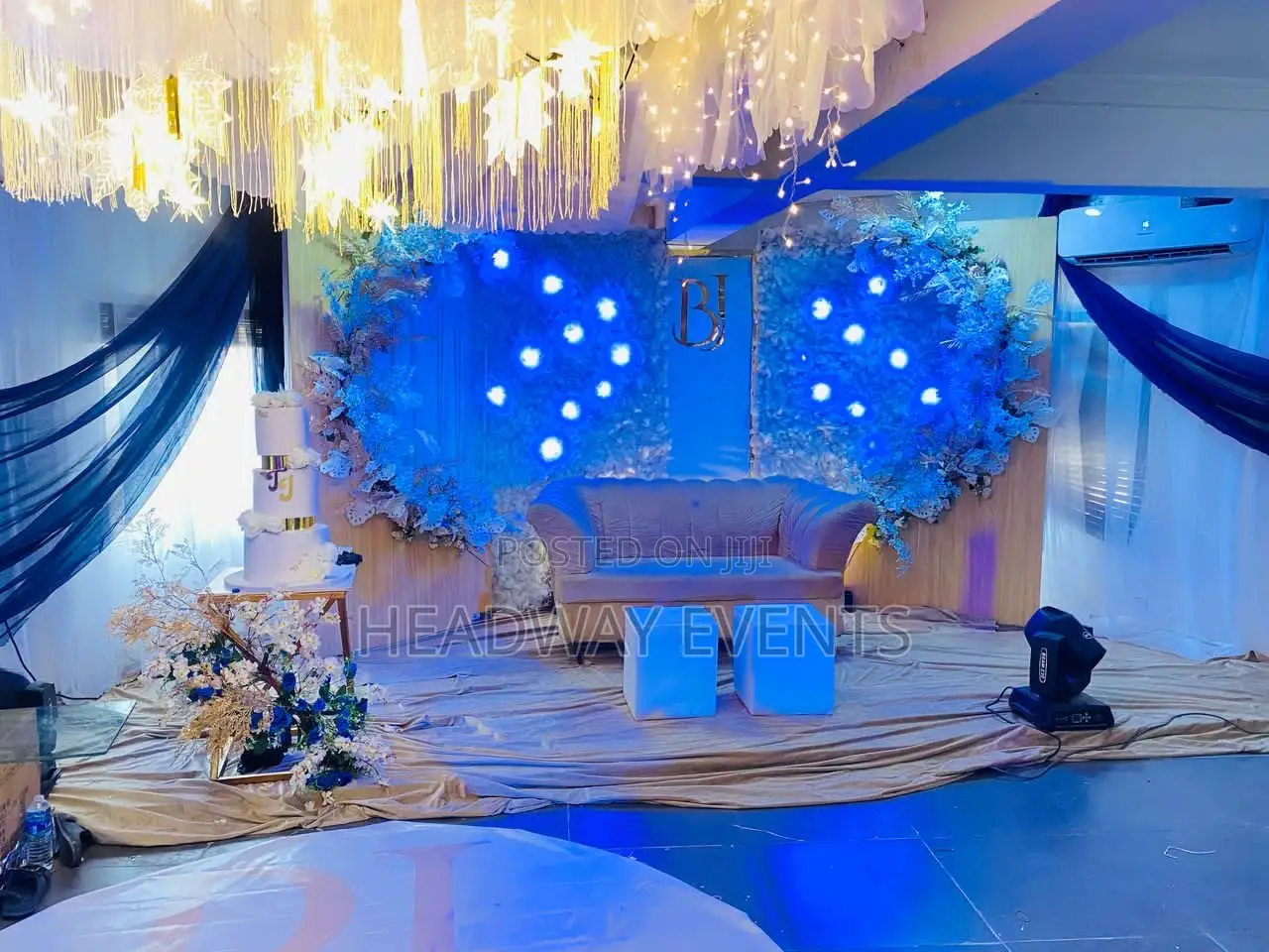 Wedding Decoration in Ikorodu in a Small Hall
