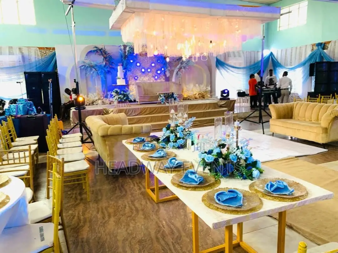 Wedding Reception Decoration in Ikorodu Lagos by Headway Events