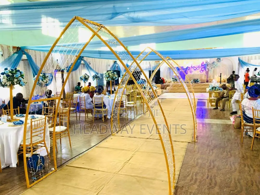 Wedding Reception Decoration in Ikorodu Lagos by Headway Events