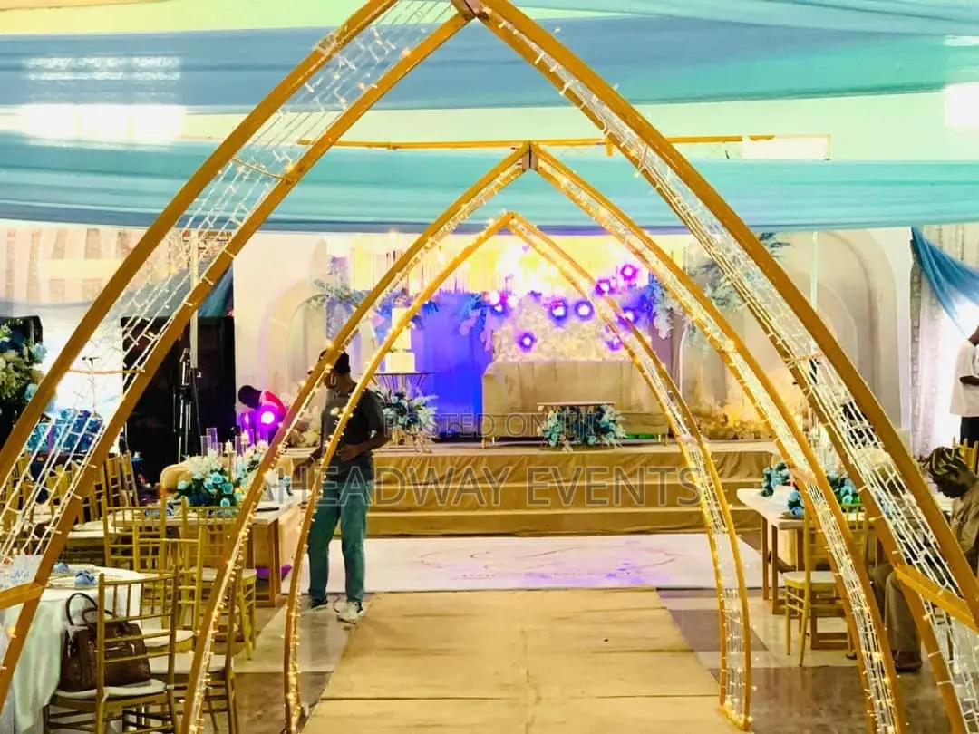 Wedding Reception Decoration in Ikorodu Lagos by Headway Events