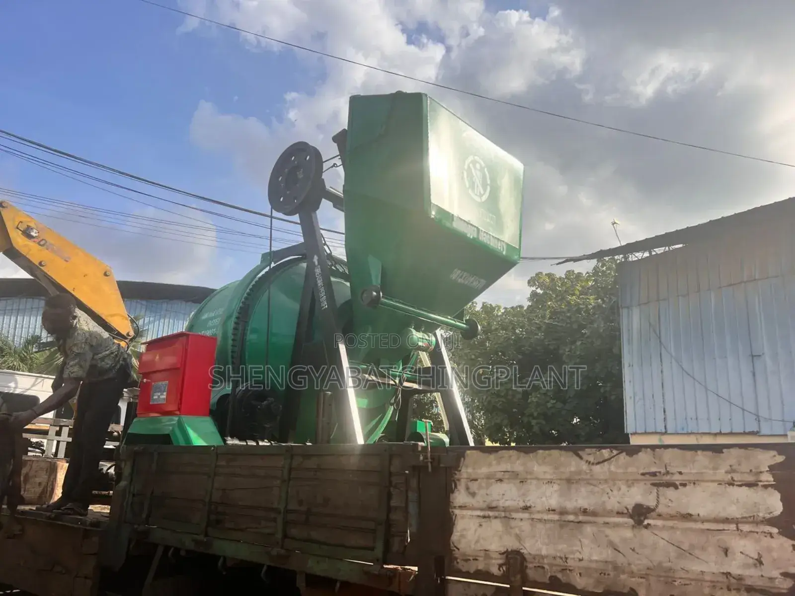 Jzc350 Self Loader Concrete Mixer