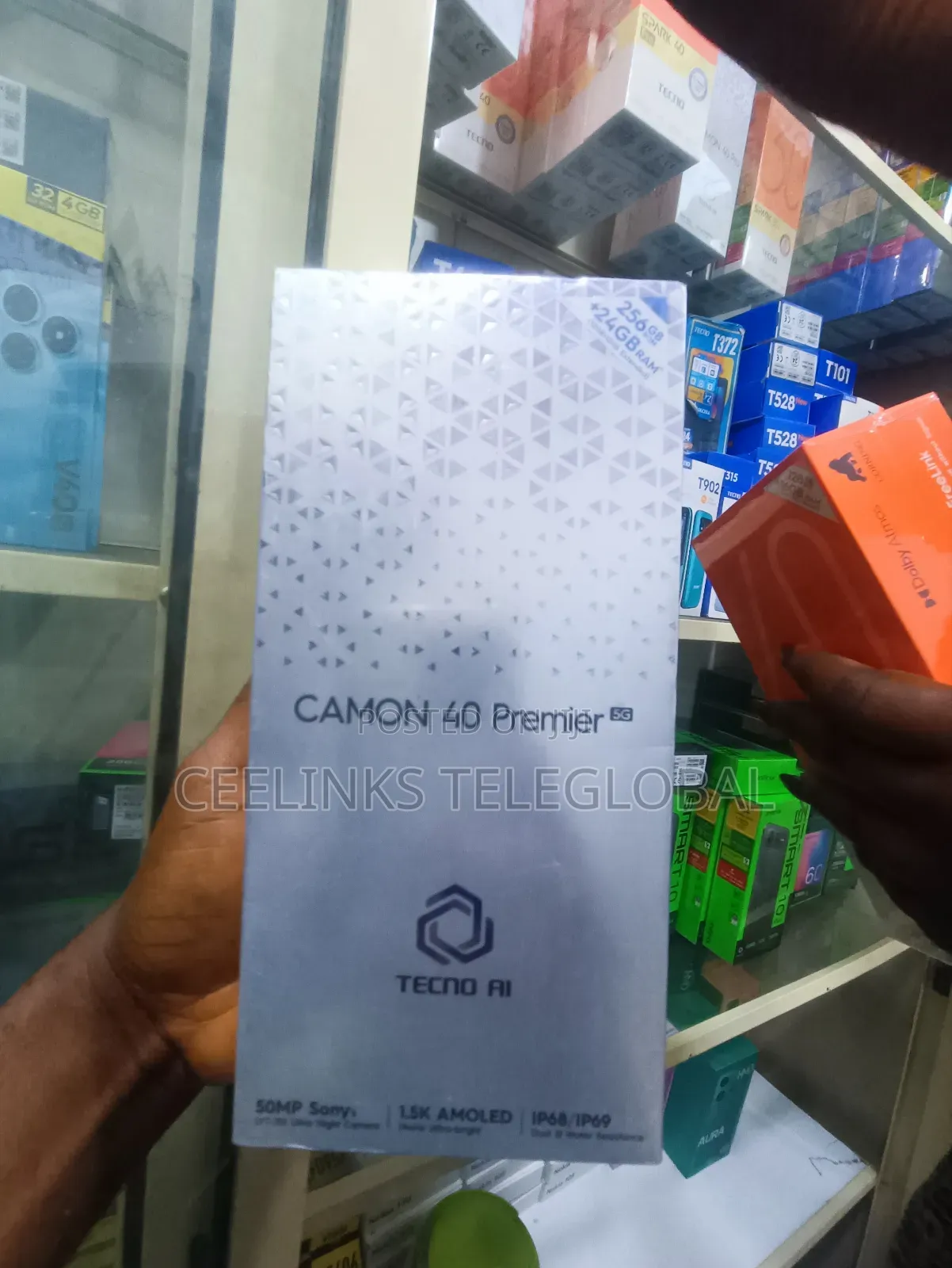 New Tecno Camon 40 Premier 256 GB Black
