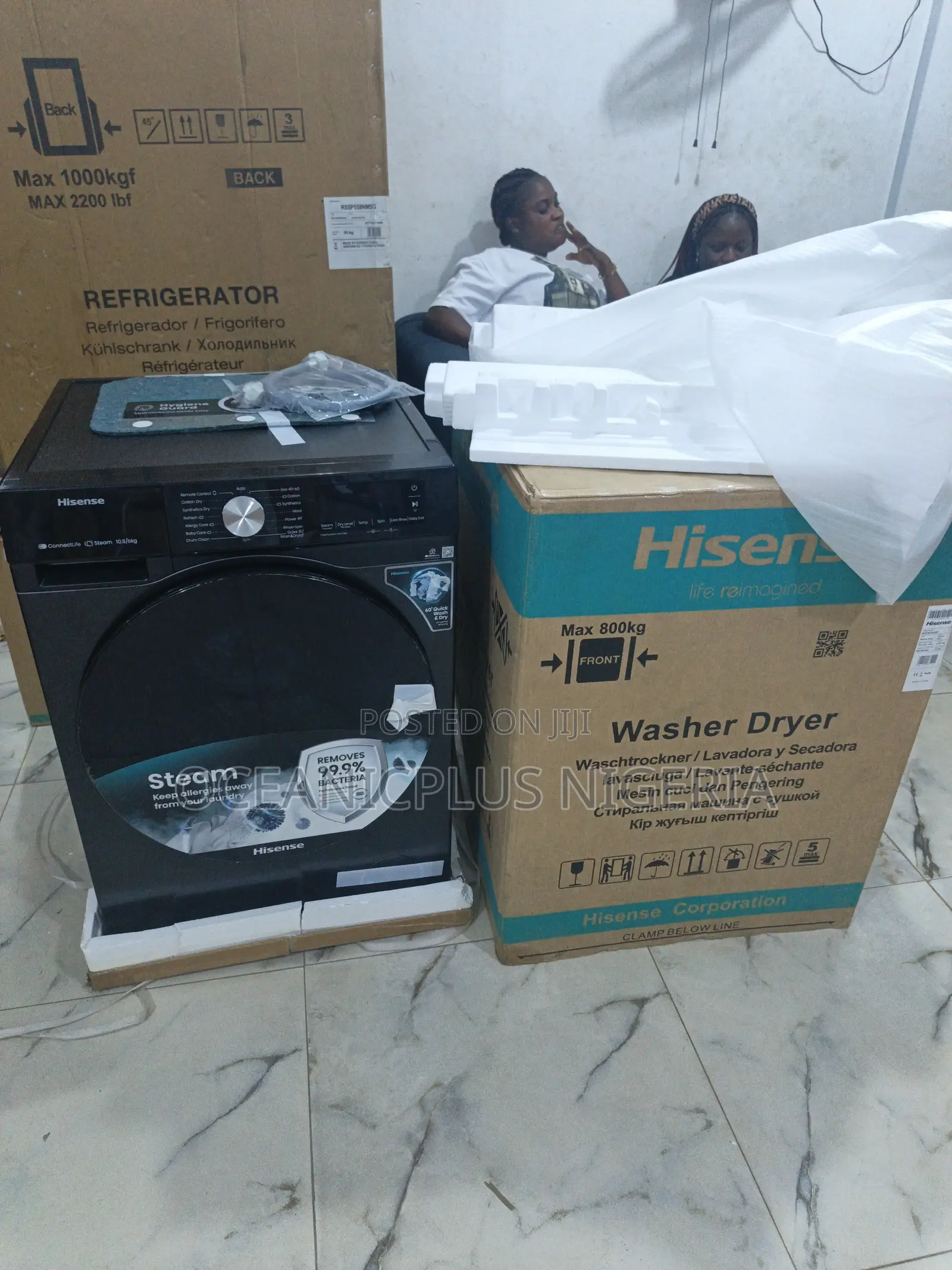 Hisense Laundry Ease 10.5kg Wash 6kgdry Washing Machine(Wm1043bt-Wd3s)