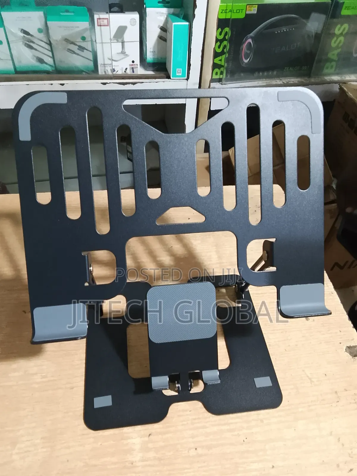 Metal Folding Laptop Stand and Phone Holder