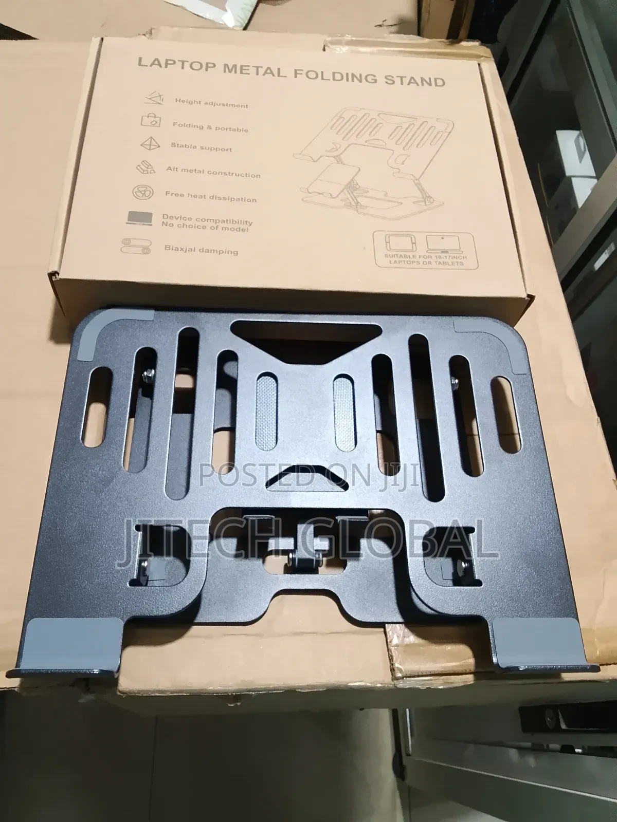 Metal Folding Laptop Stand and Phone Holder