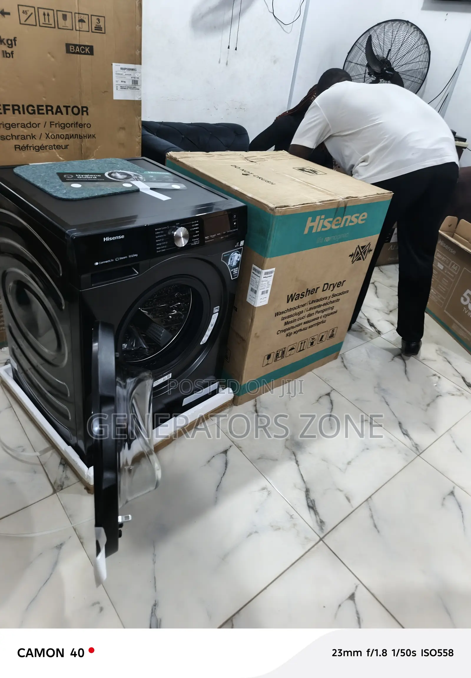 Hisense 10.5kg Front Load Washer Dryer – Energy Efficient