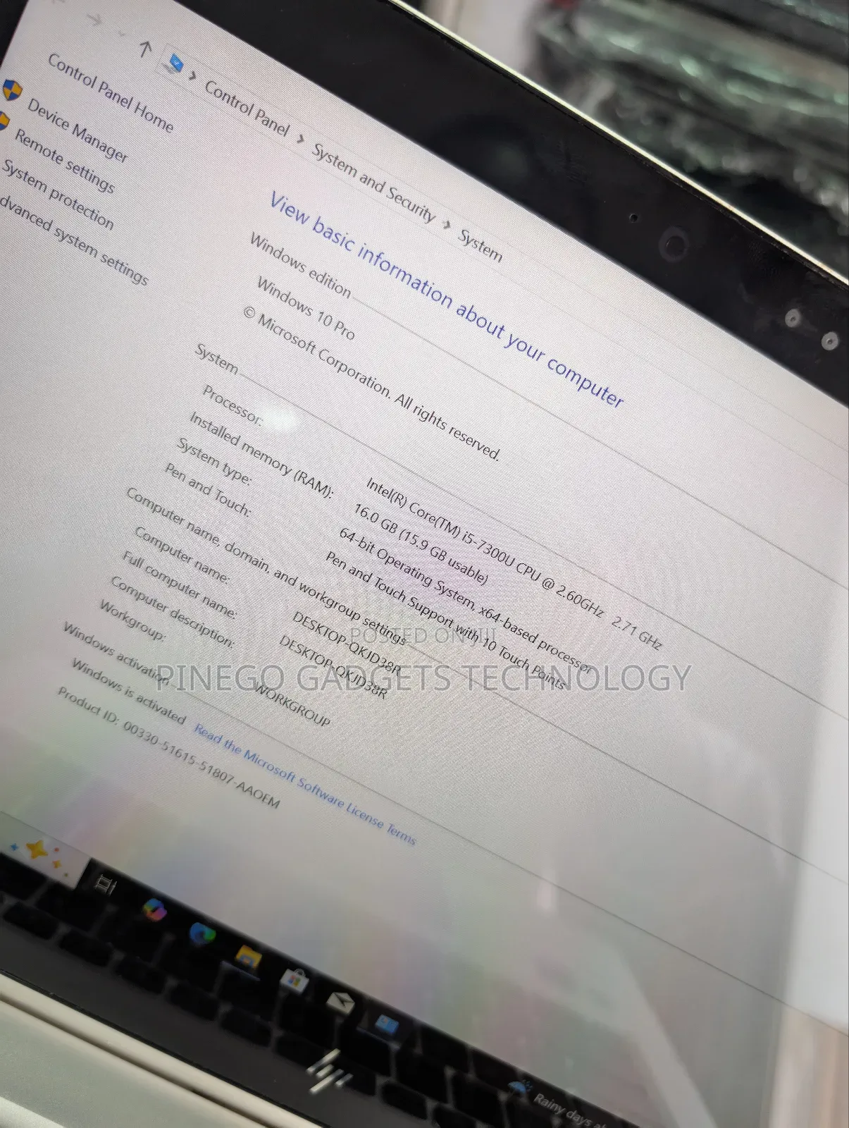 Laptop HP EliteBook 1030 16GB Intel Core I5 SSD 256GB
