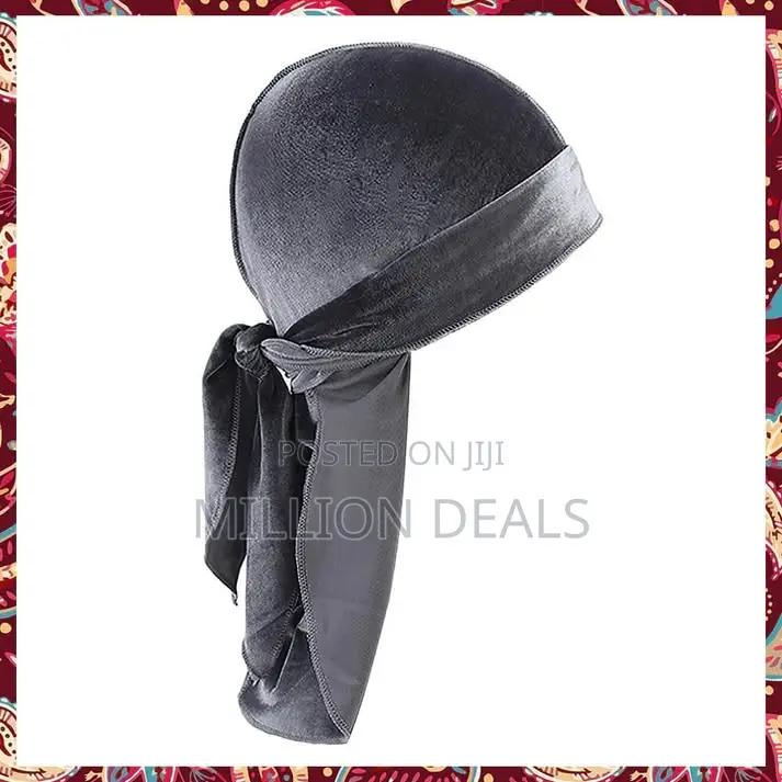 Ski Grey Velvet Unique Durag