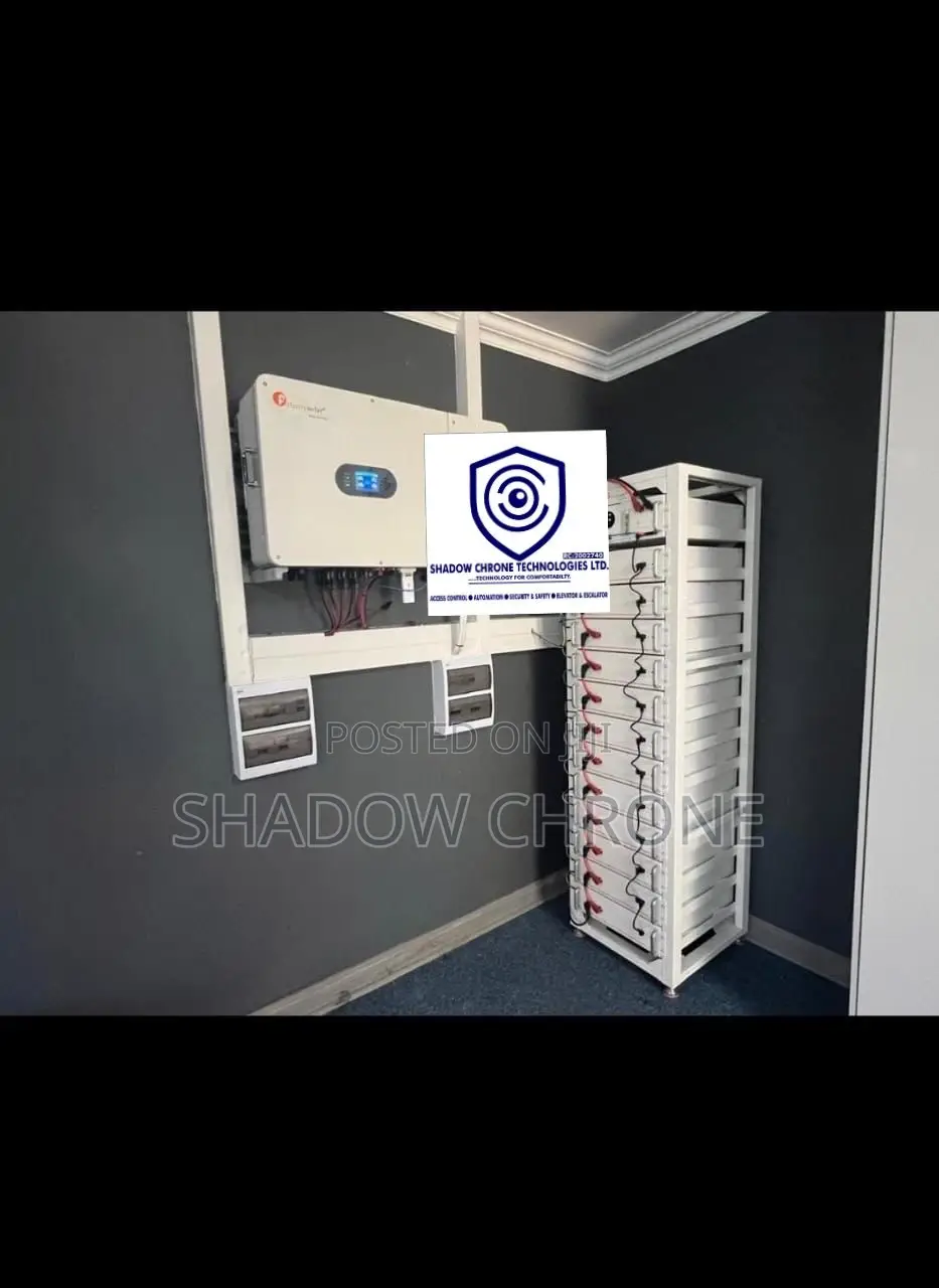 60kva Industrial Solar Inverter + Lithium Battery – Heavy-duty Power
