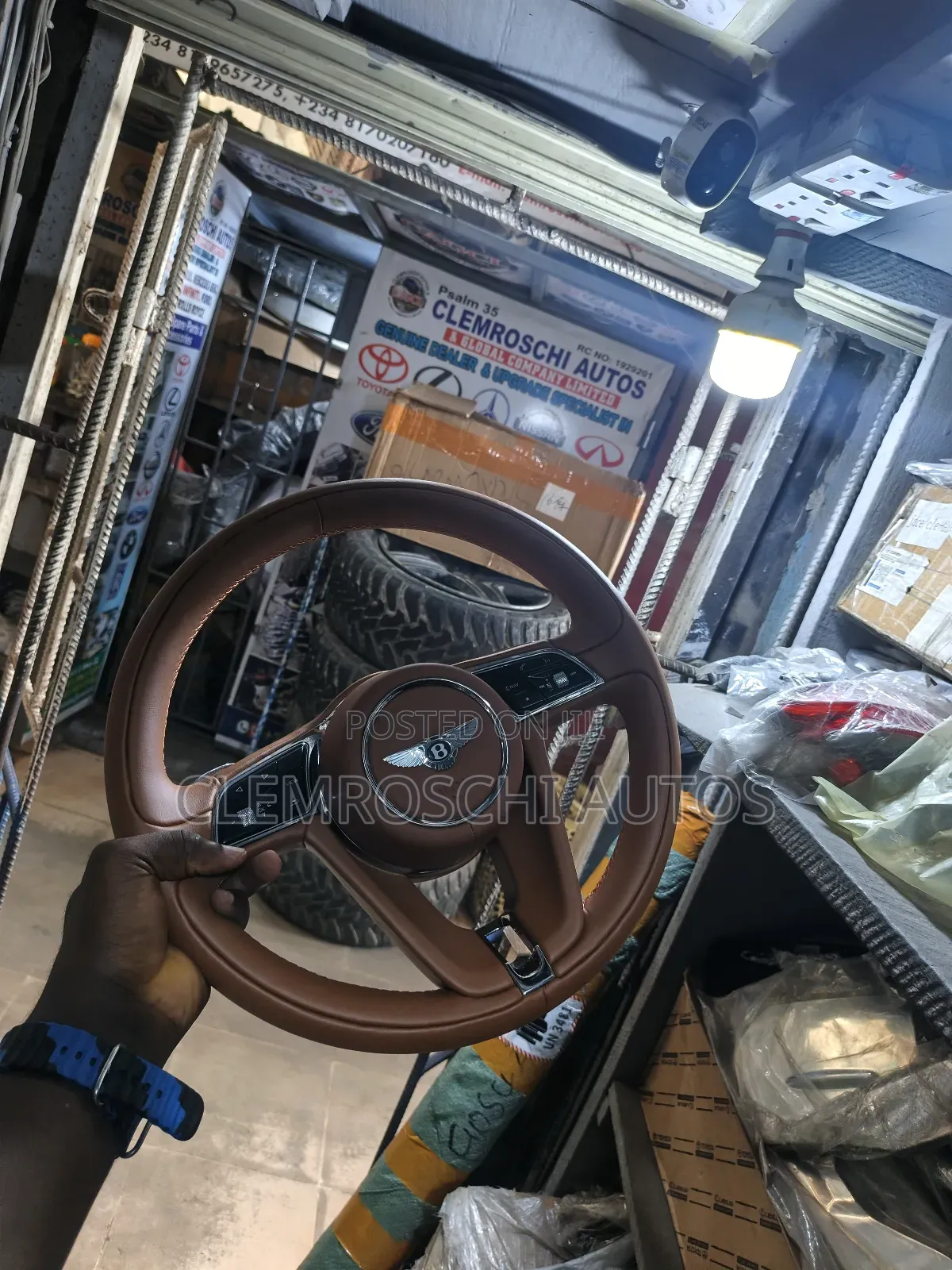High Quality Certified Steering Wheel Bentley Bentayga, Continental