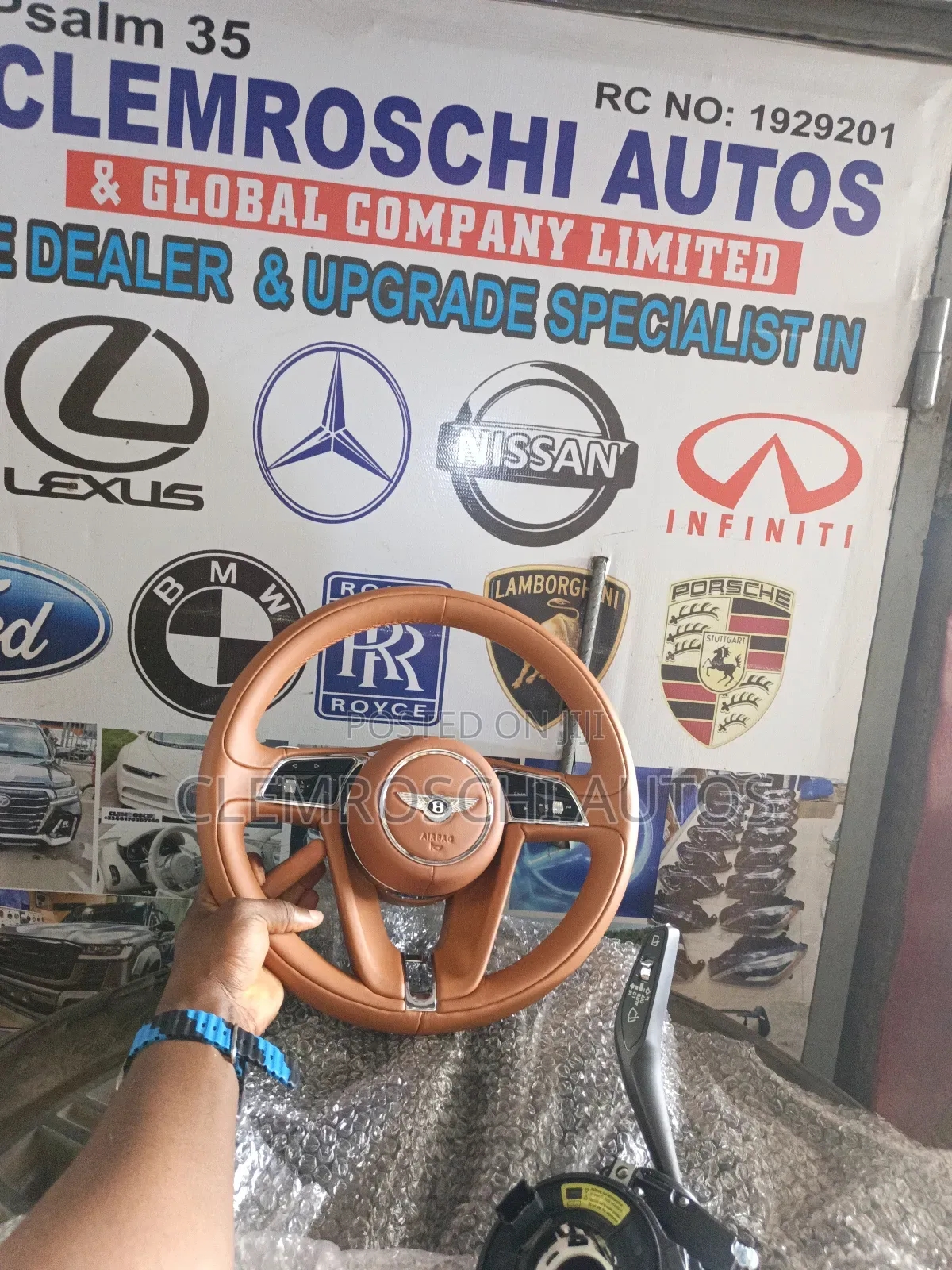 High Quality Certified New Steering Wheel Bentley Bentayga 2018-2025