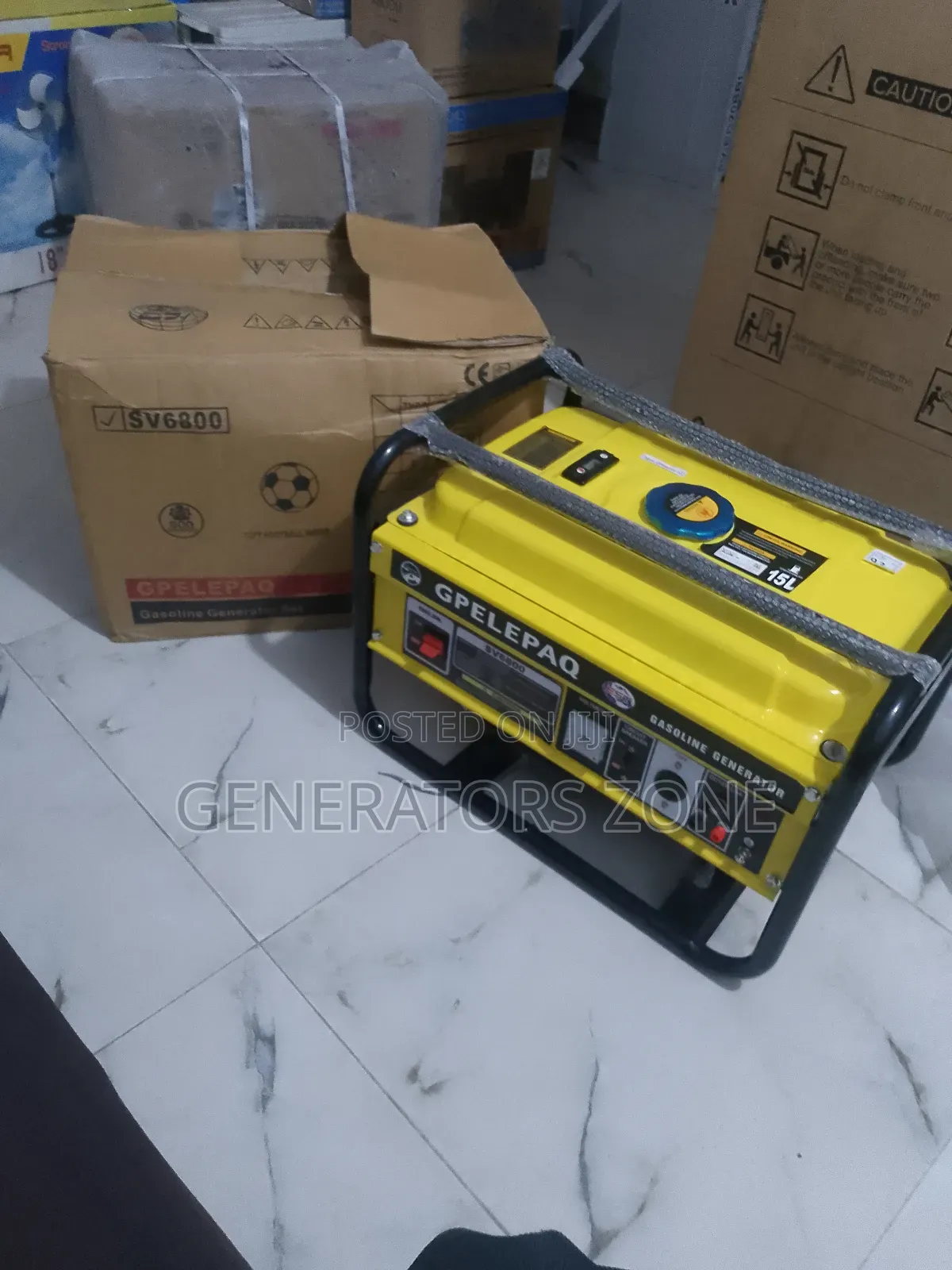 Heavy-Duty Elepaq Sv6800 Manual 3.5kva Generator