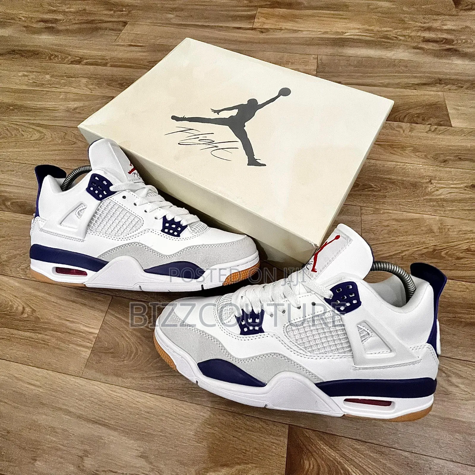 Original Nike Air Jordan 4 Thunder Aj4 Sneakers Available in Store