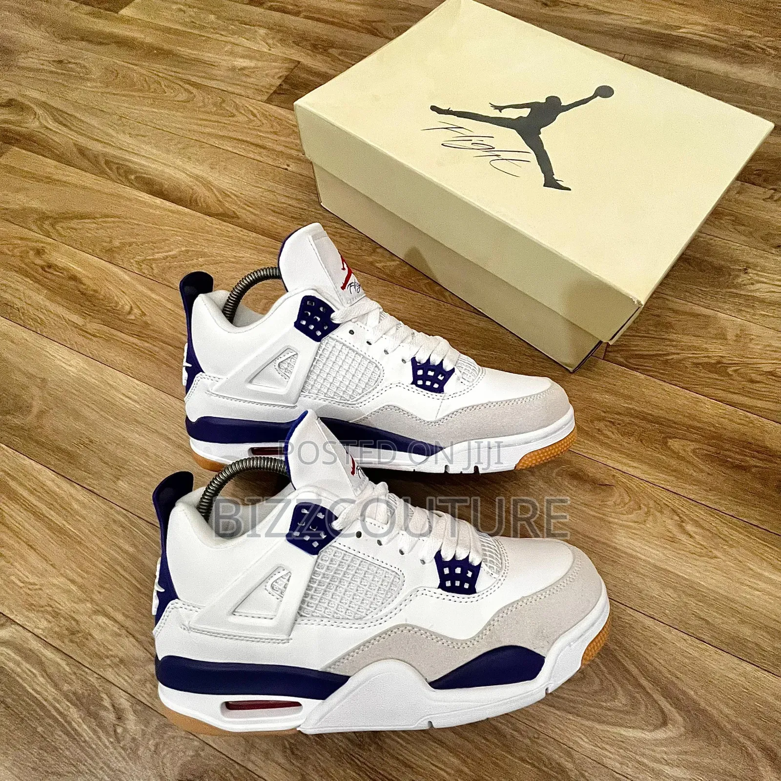 Original Nike Air Jordan 4 Thunder Aj4 Sneakers Available in Store