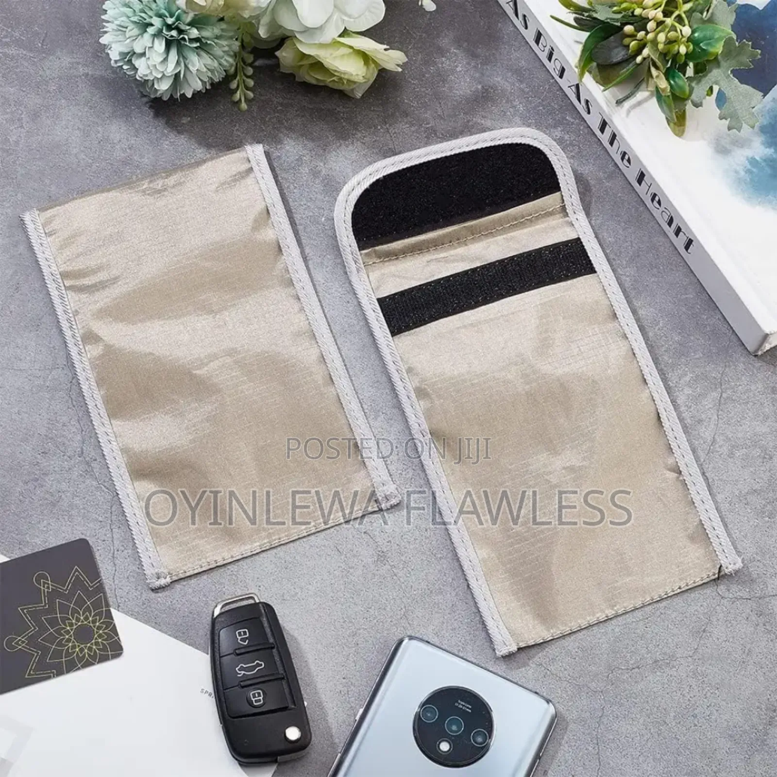 Quantum Radiation Proof 7inches Faraday Emf Phone Pouch