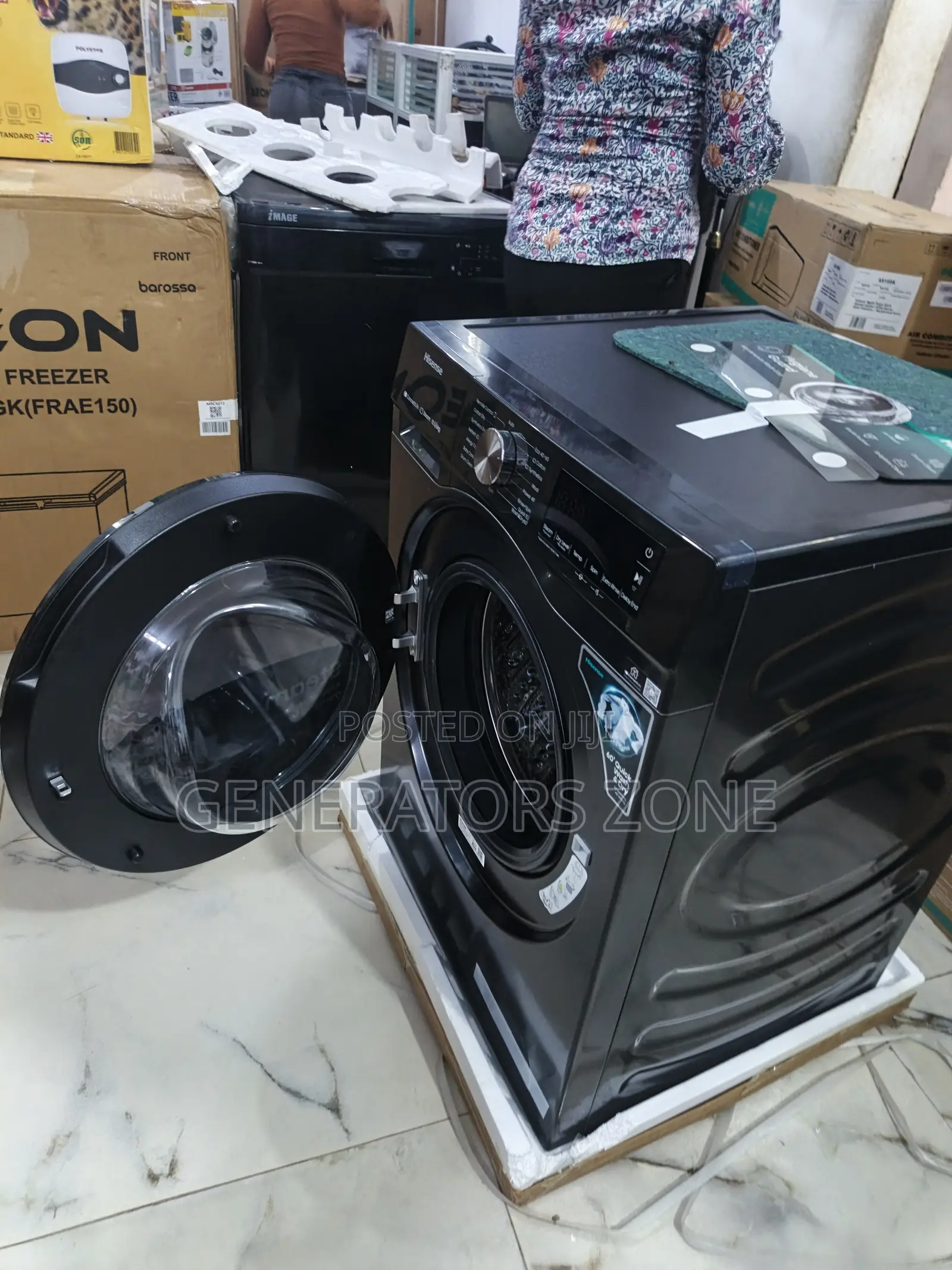 Hisense 10.5kg Washer Dryer – Clean, Working Perfectly, Model Wd351043