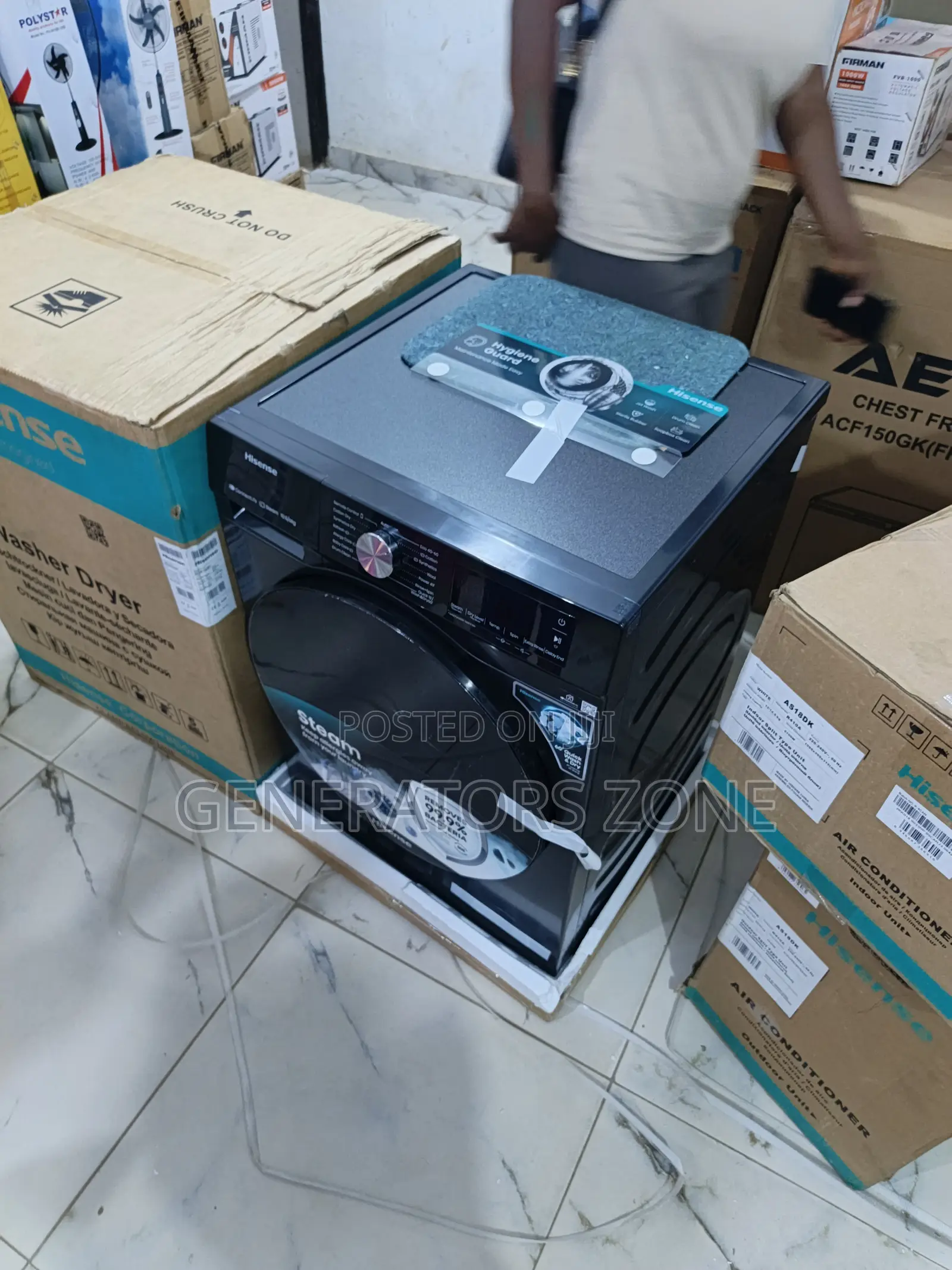 Brand New Hisense 10.5kg Washer Dryer – Eco Wash Mode Available