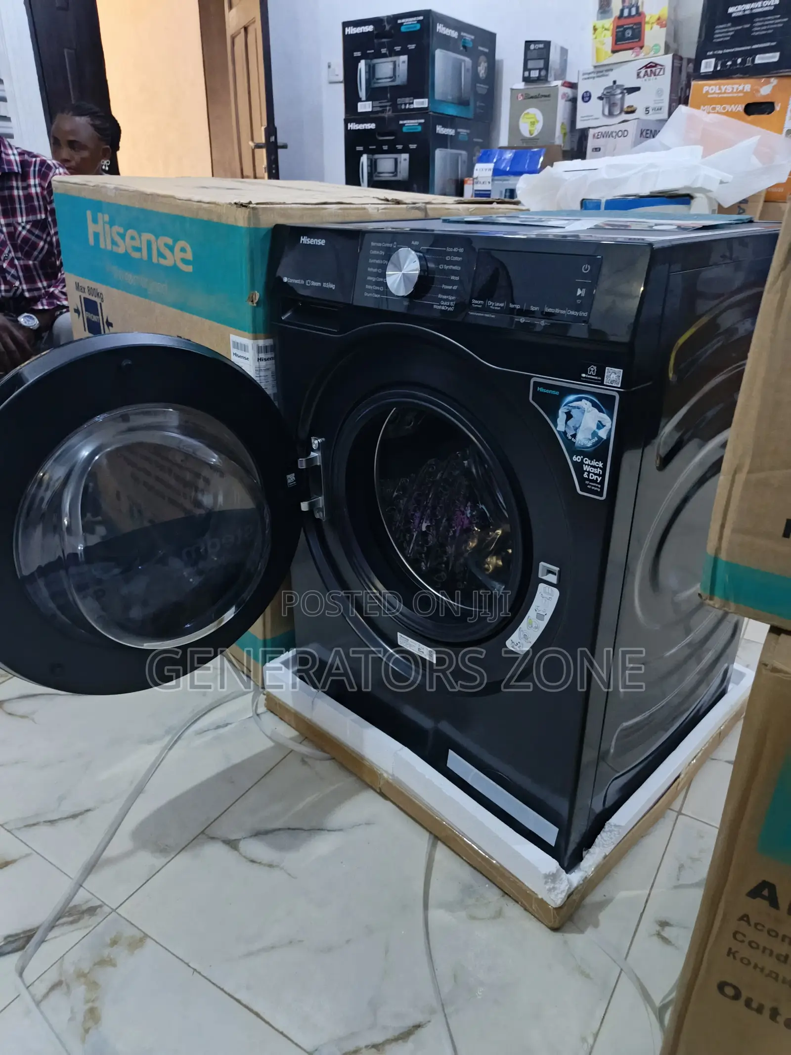 Hhisense 10.5kg Washer Dryer – Model Wd351043bt With Eco Mode