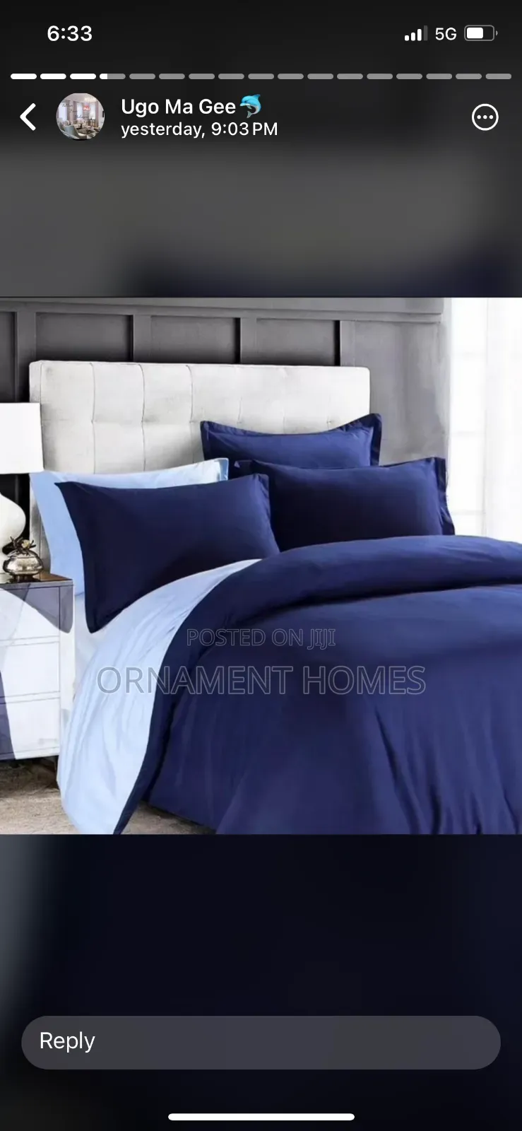Bedsheet Mixed Colour White and Blue Combo