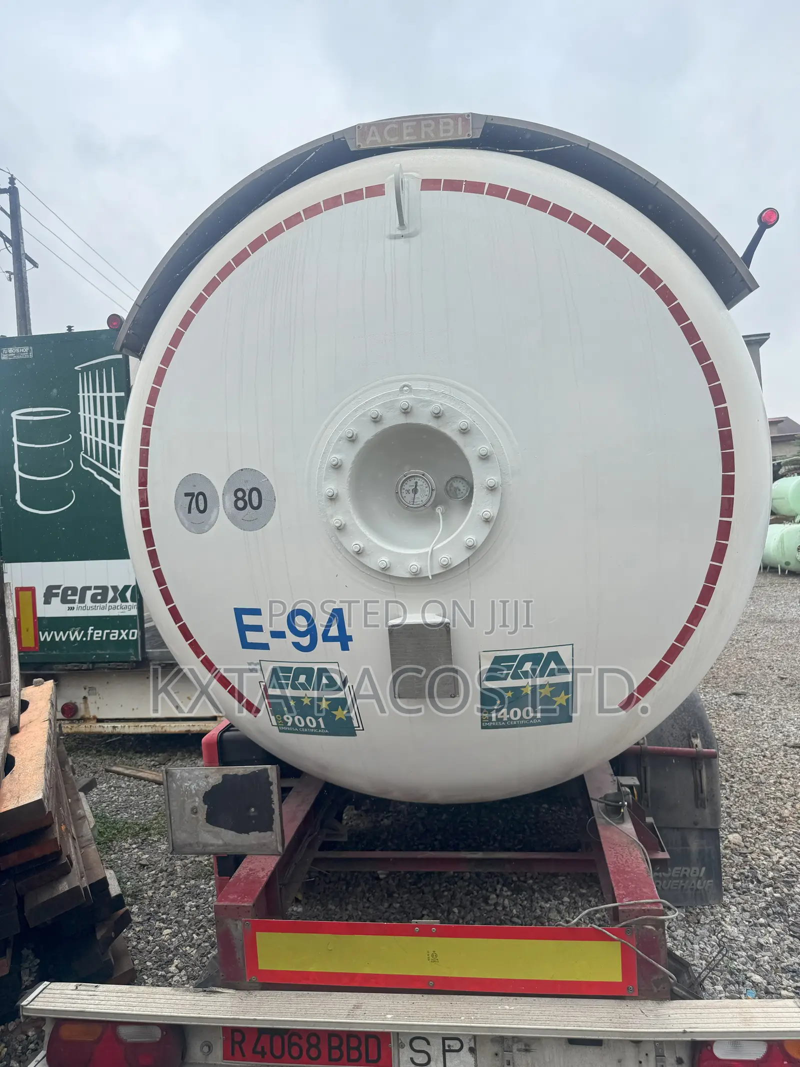 Gas Tank Trailer 25tons Lpg Bridger 2010