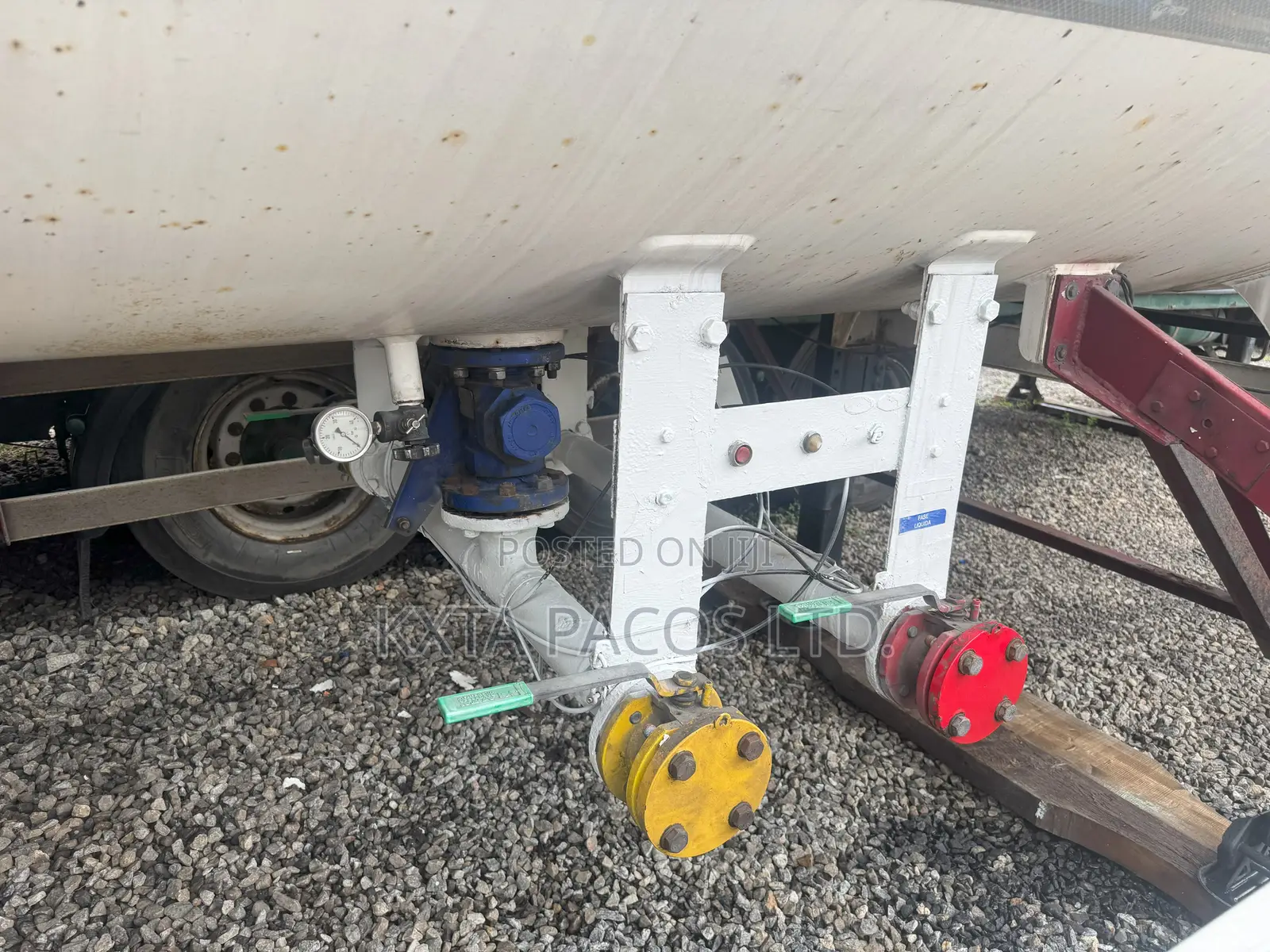 Gas Tank Trailer 25tons Lpg Bridger 2010