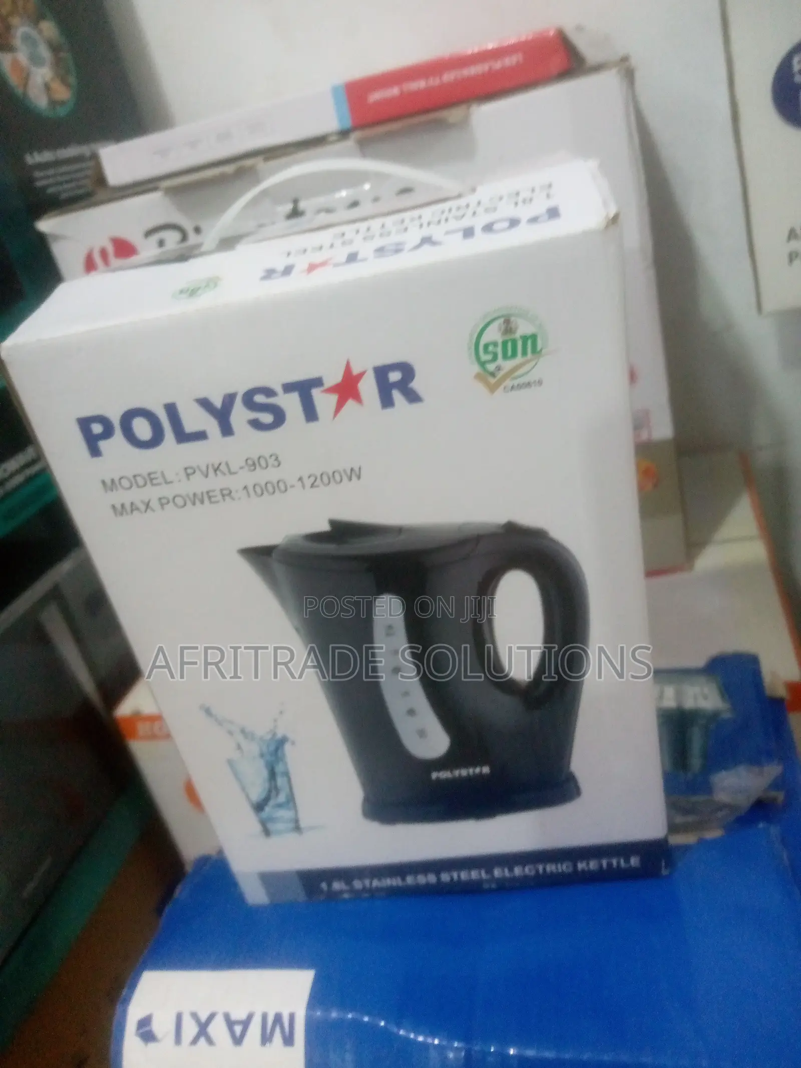 Polystar Pvkl‐903 Cordless Electric Kettle – Safe Sharp