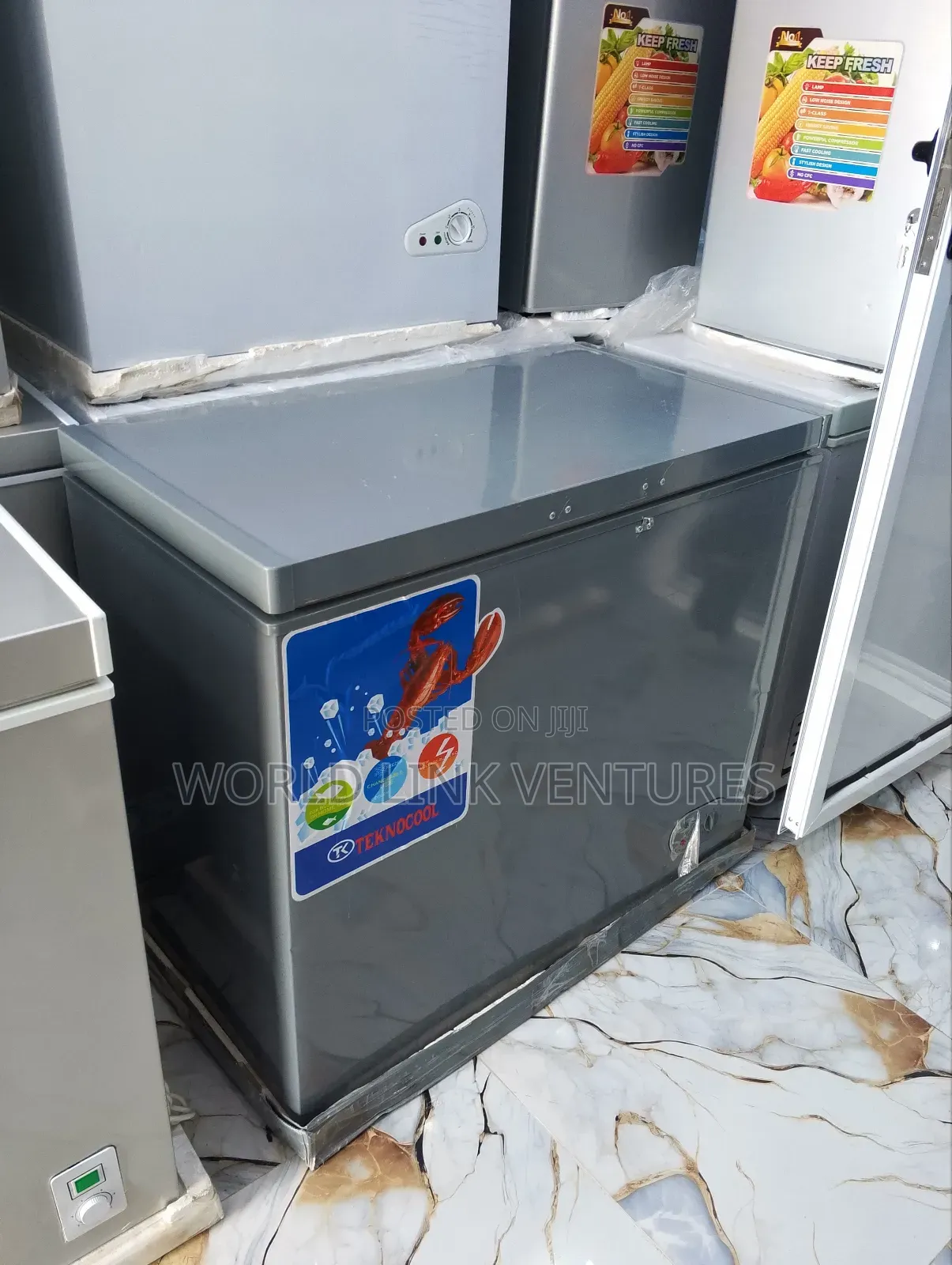 Tekno Cool Chest Freezer Model 411 With Glass and Inner Light