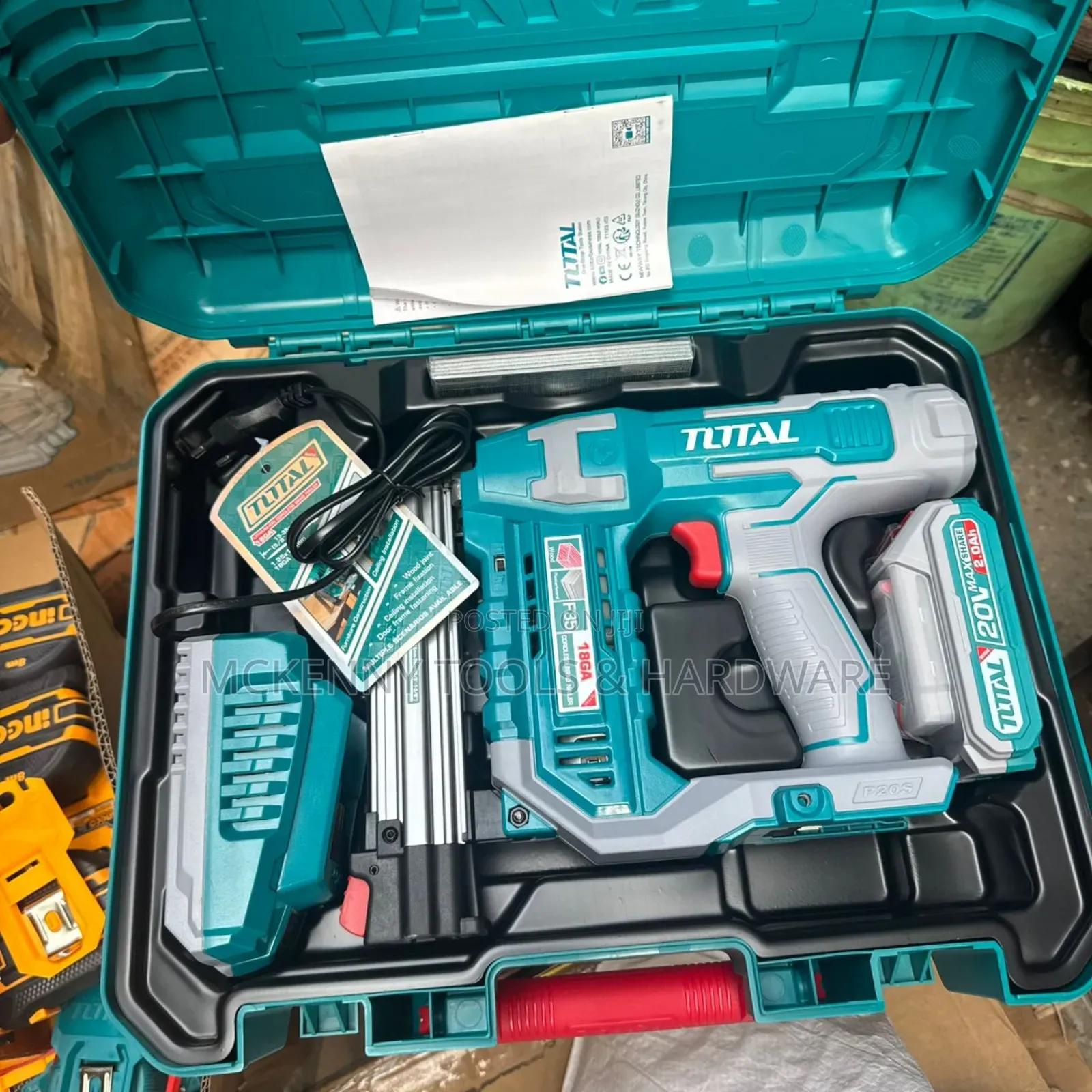 Total Cordless Nailer 20v