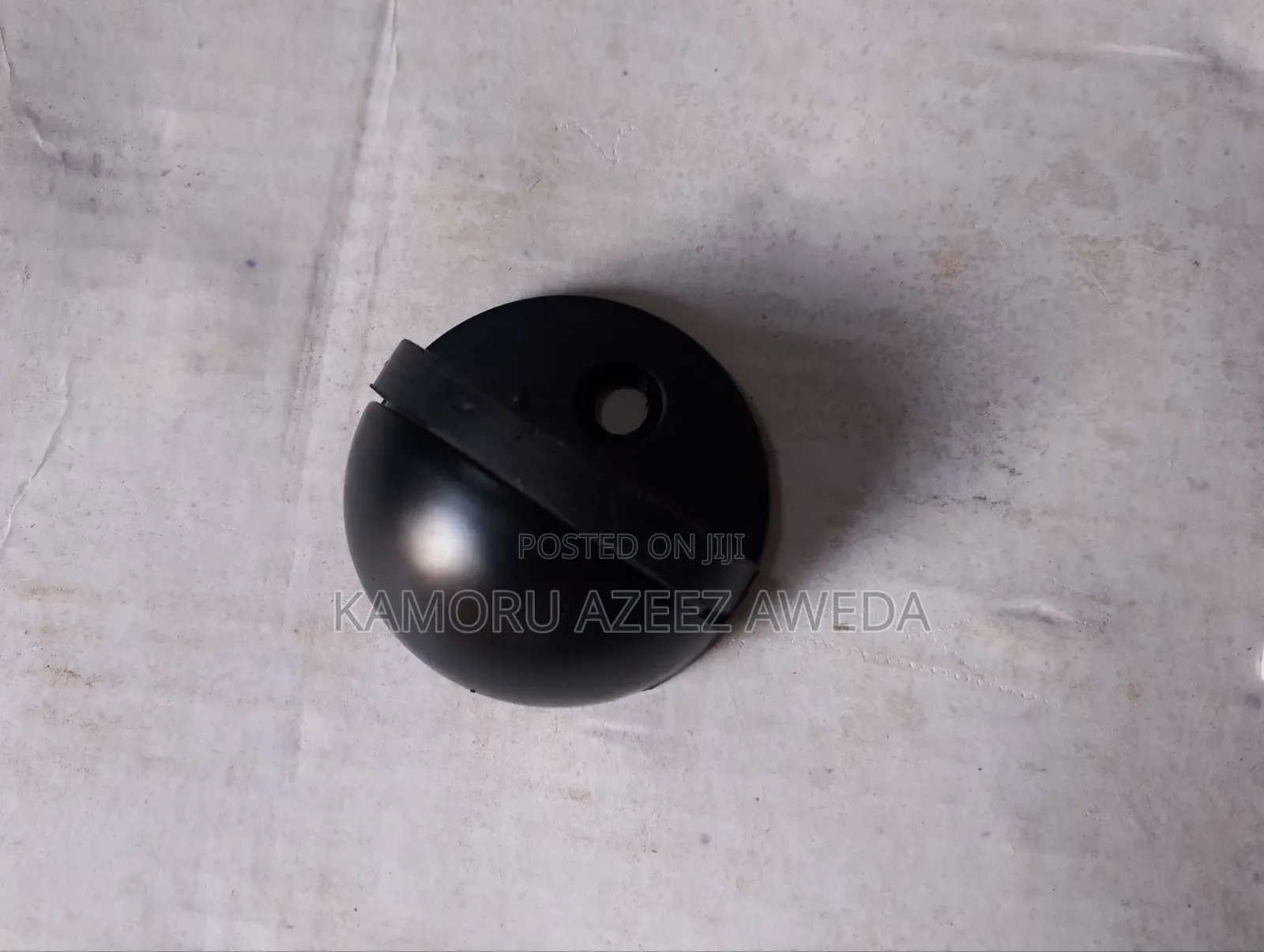 Door Stopper Half Moon Black