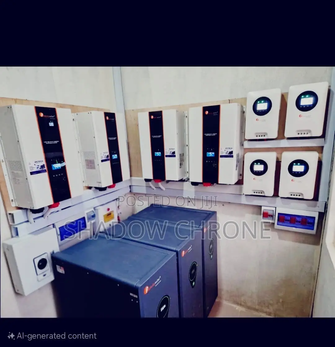 High-capacity 40kva Solar Inverter + 75kwh Lithium + Solar Panel
