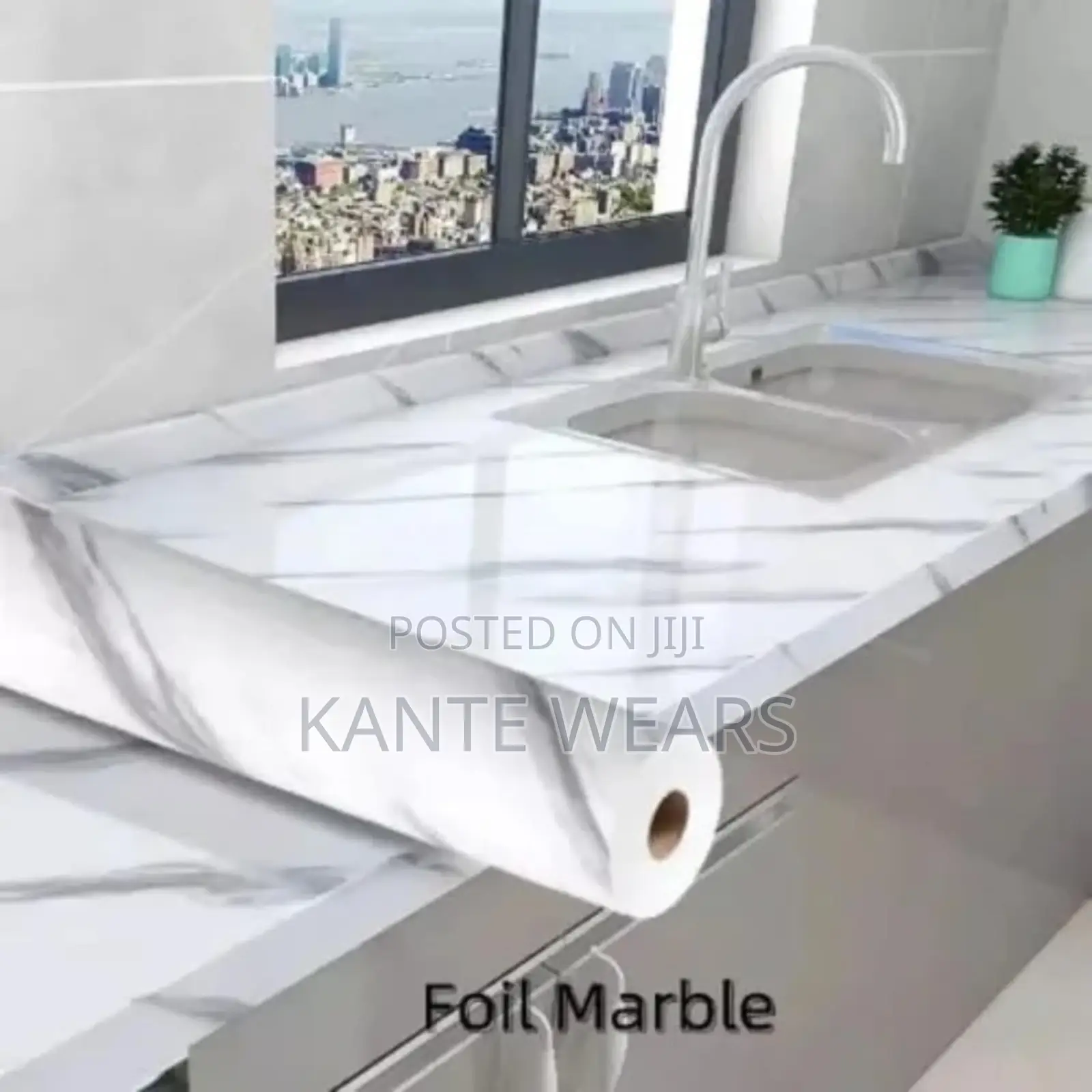 Self Adhesive Marble Design Wallpaper-60cm X 5m - 10 Rolls