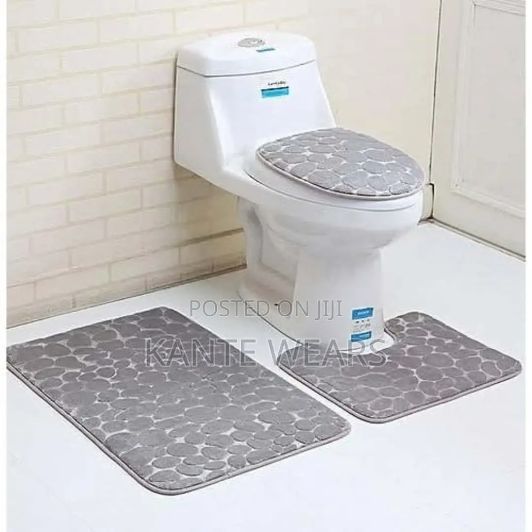 Bathroom Floor Rug - 3 in 1