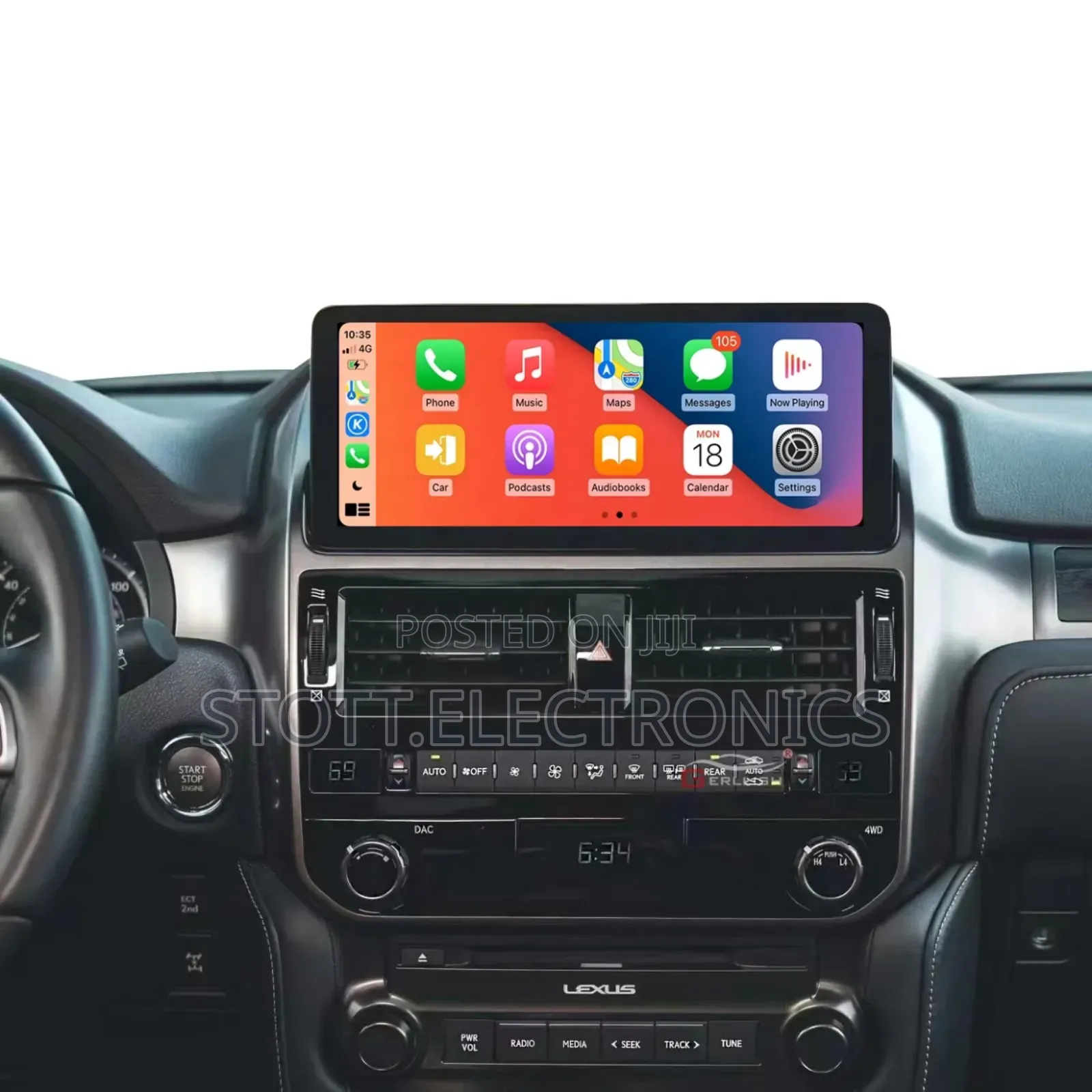 Lexus Gx460 2010-2023 Android Car Stereo Full Option