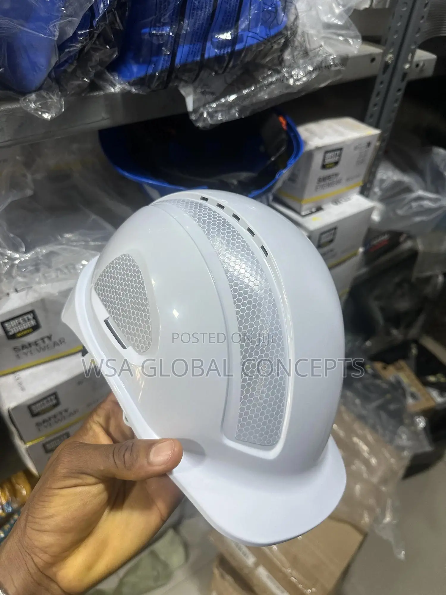 Safety Jogger Reflective Vent Helmet