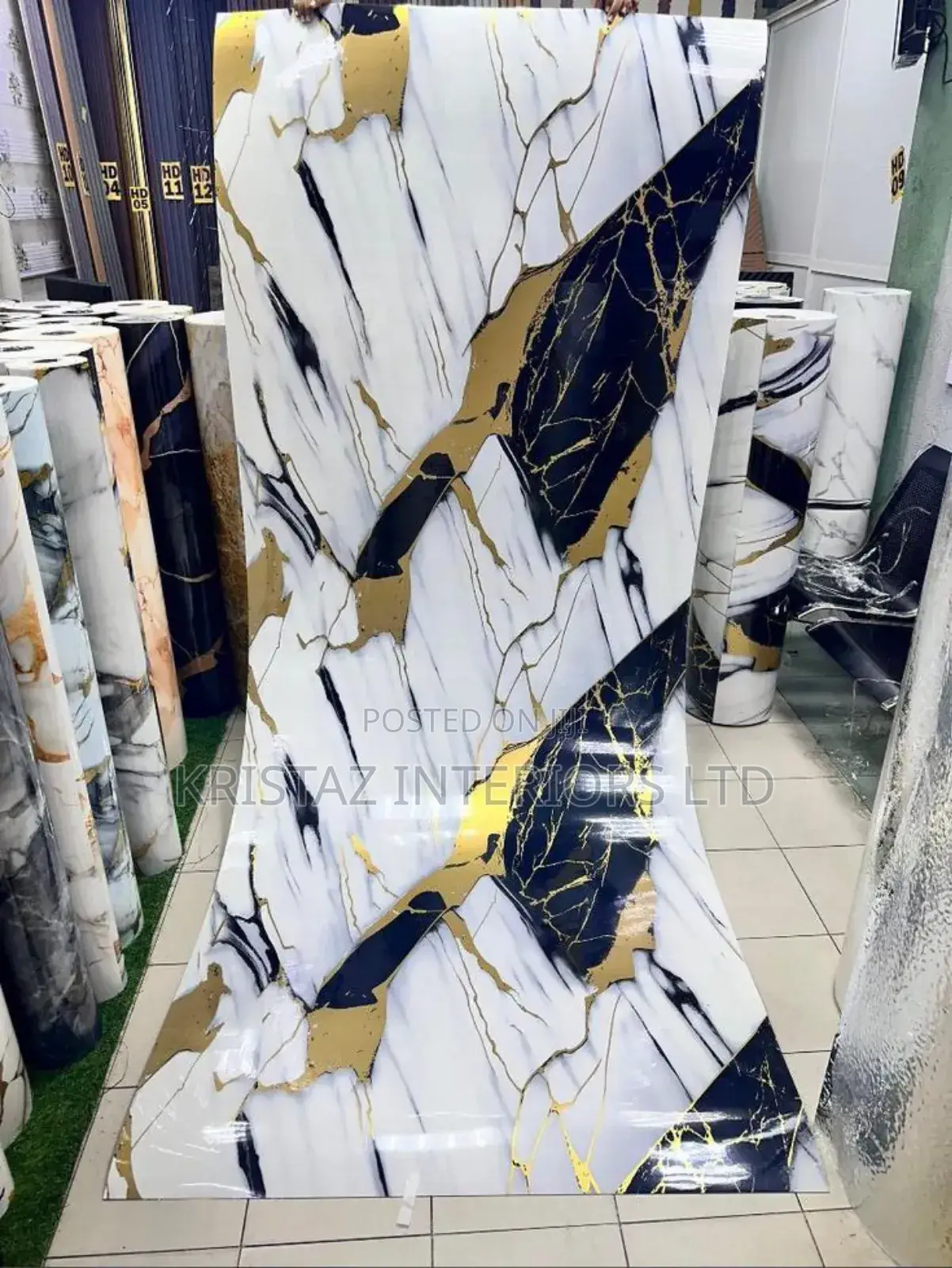 PVC Marble Sticker