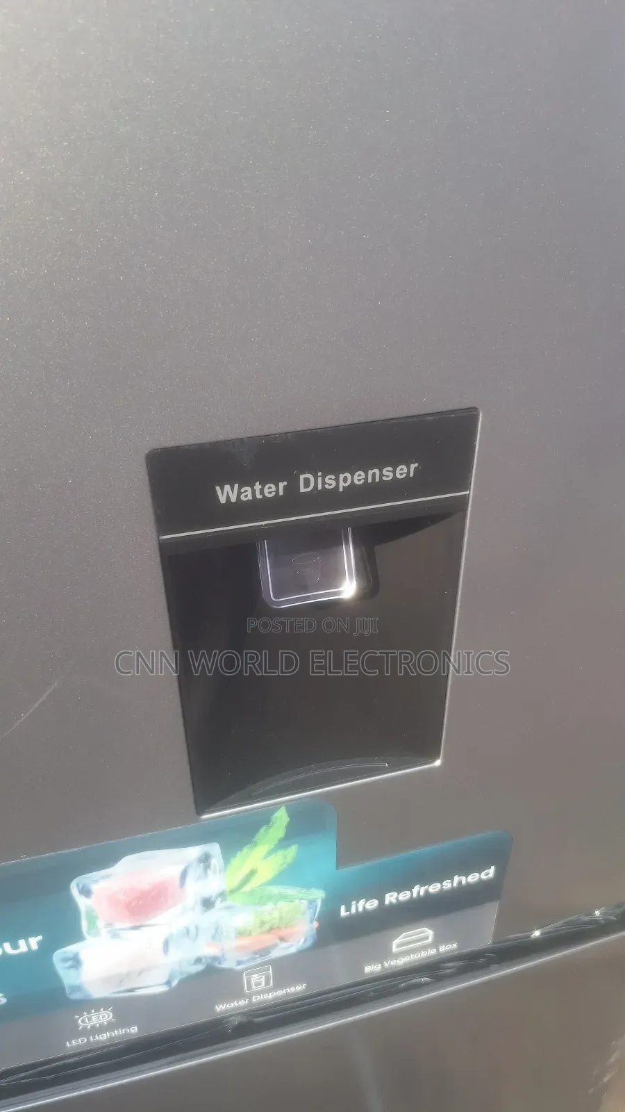 New Hisense Bottom Freezer 268l Double Door With Dispenser Warranty