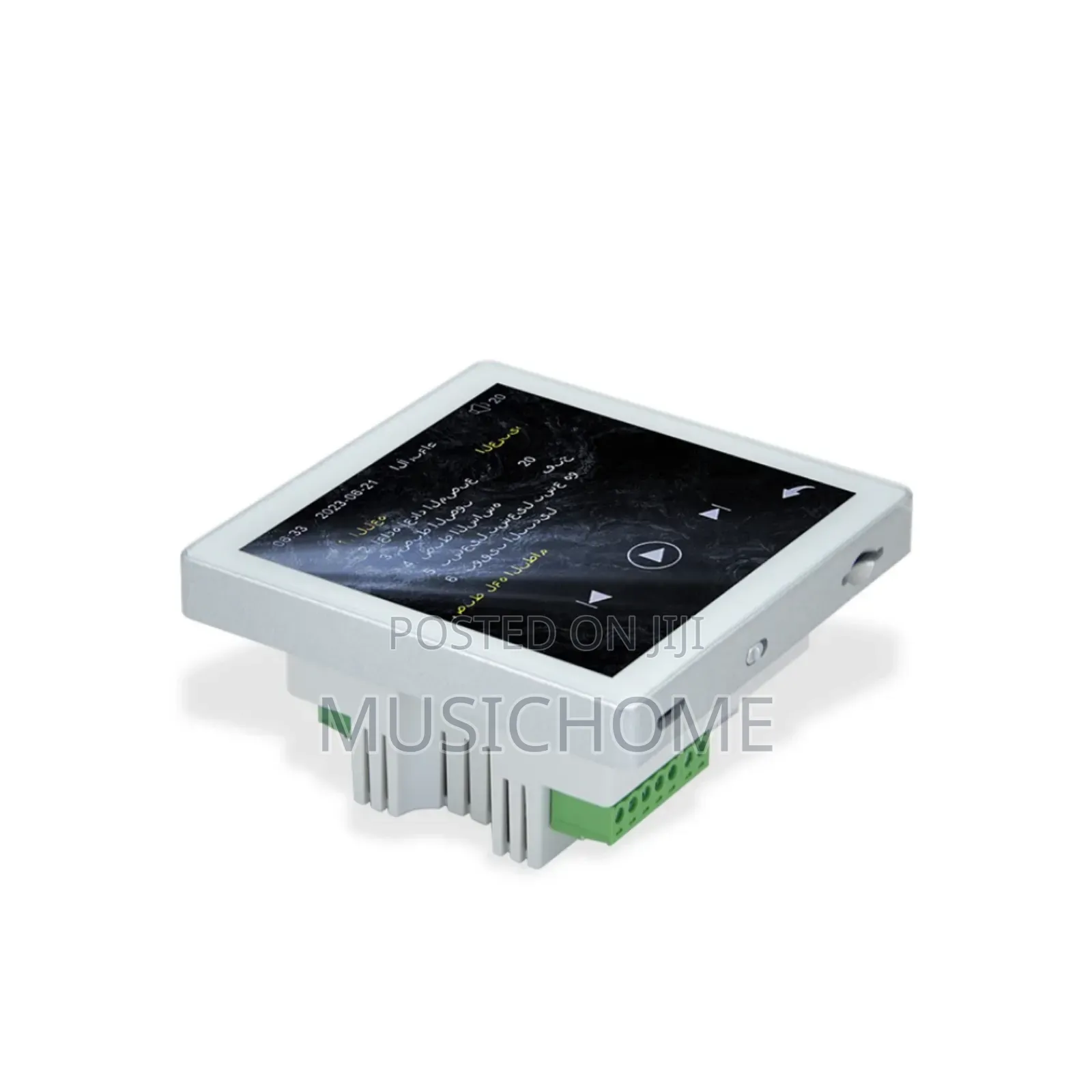 Inwall 4 Inches Screentouch Bluetooth Amplifier For Ceiling Speakers