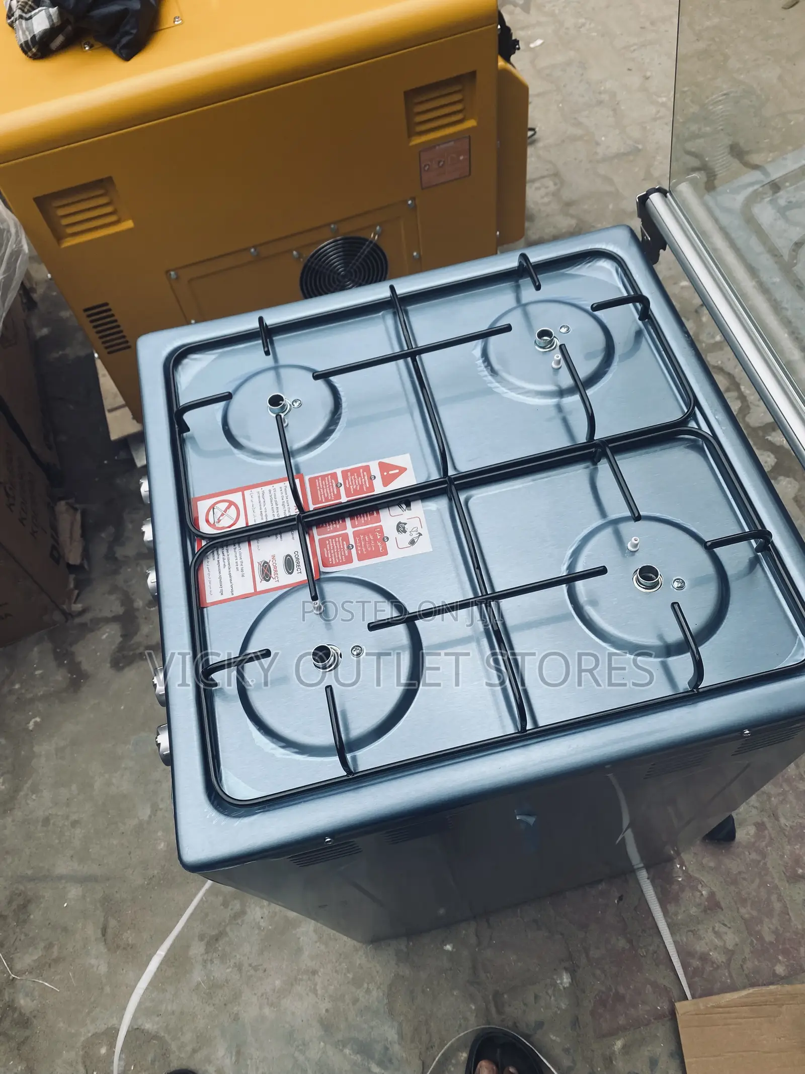 Maxi 50x50 4burner Auto Ignition Standing