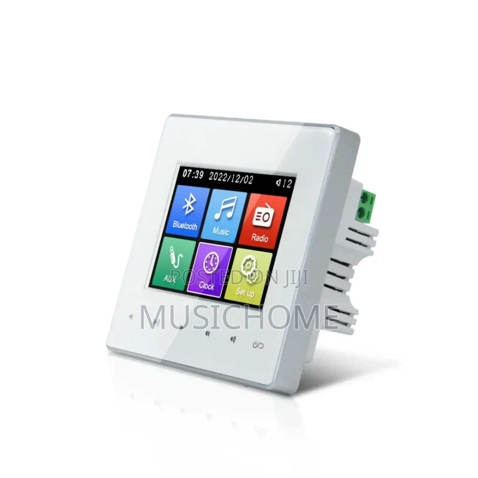 Inwall Touch Key Bluetooth Amplifier For Ceiling Speakers With Remote