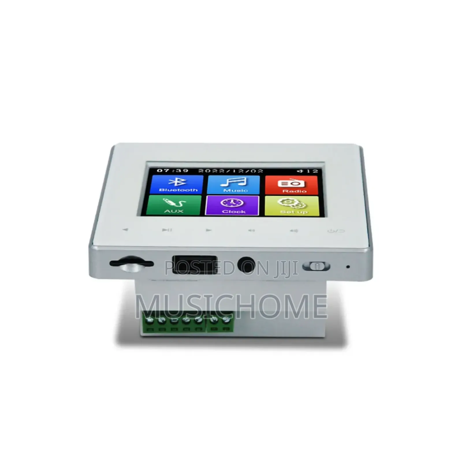 Inwall Touch Key Bluetooth Amplifier For Ceiling Speakers With Remote
