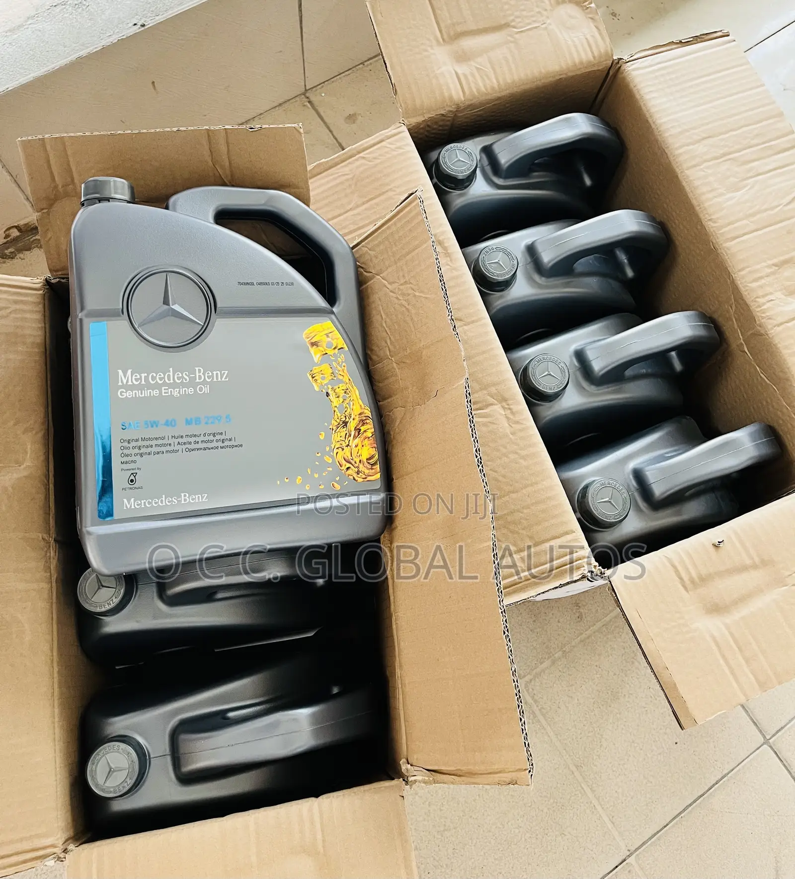 Original Mercedes Engine Oil Sae 5w-40 Mb 229.5