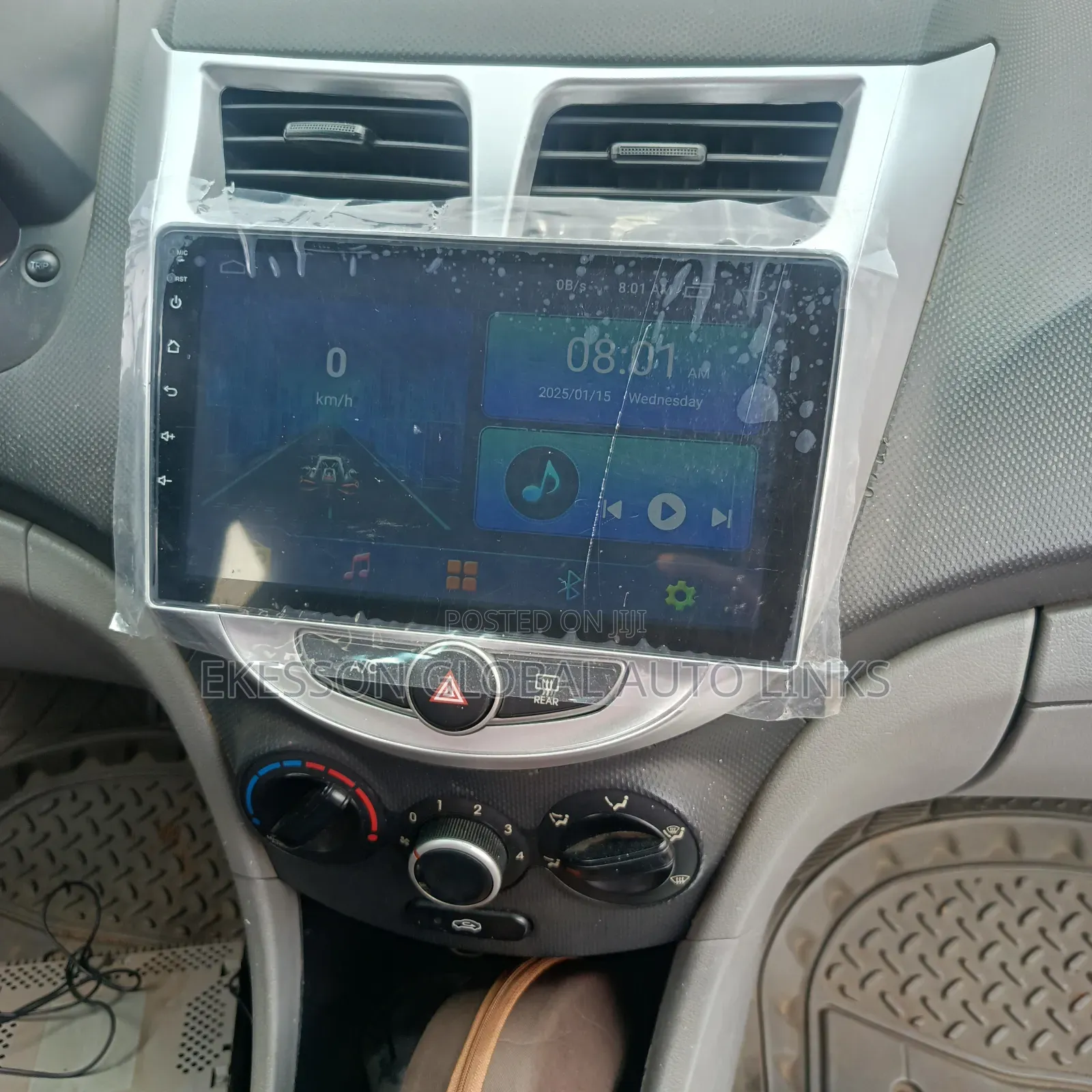 Hyundai Accent 2012-016 Android Screen With Reverse Camera and GPS