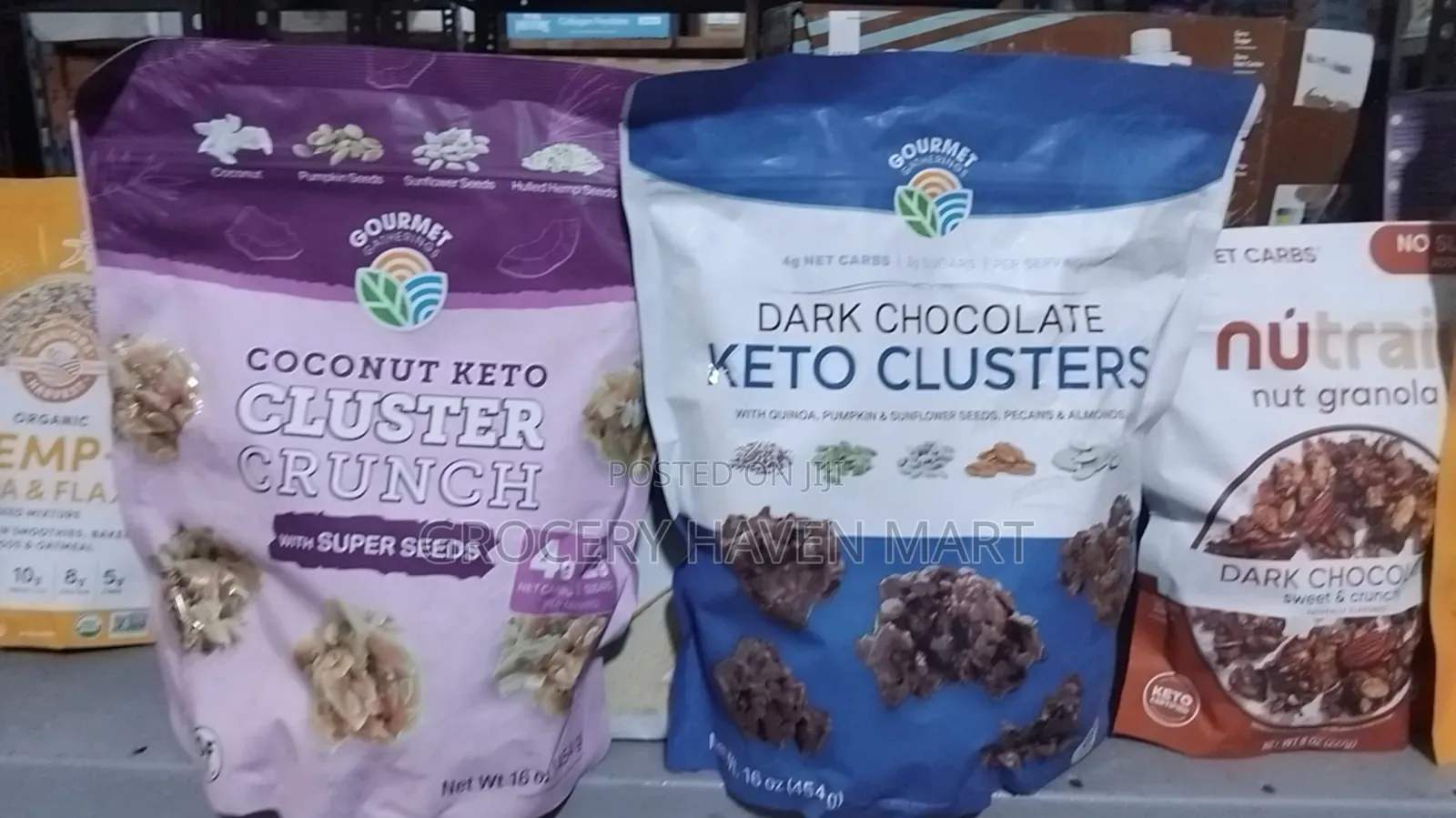 Gourmet Gatherings Dark Chocolate Ketoclusters - 454g