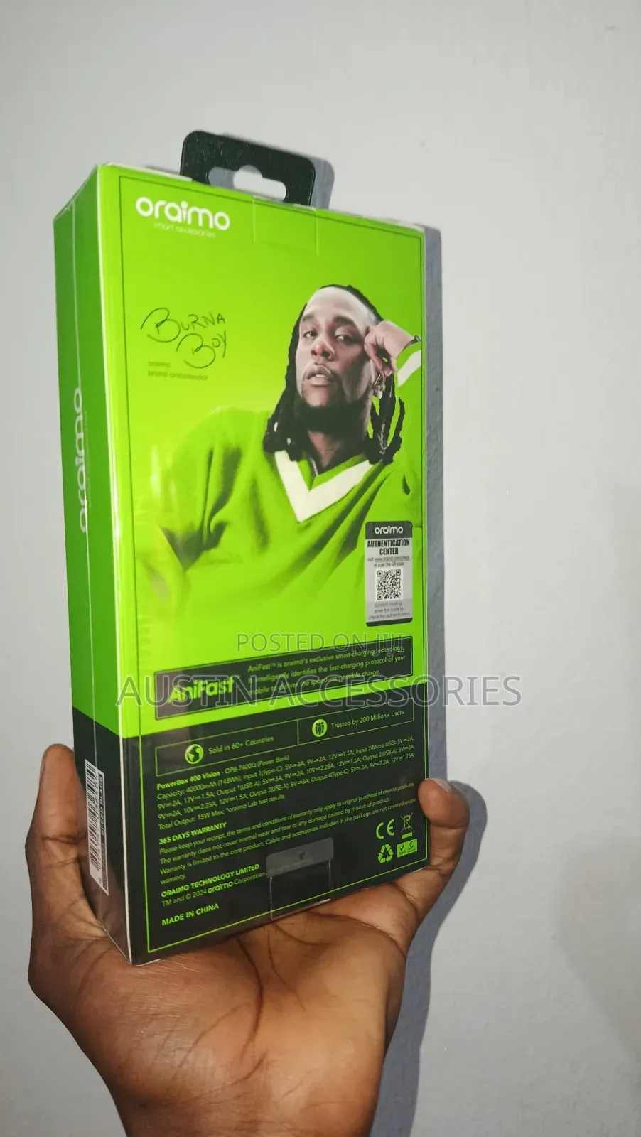 Oraimo 40000mah Powerbank