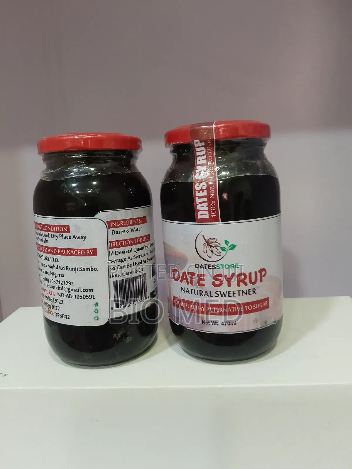 Organic Date Syrup – Natural Sweetener (470g)