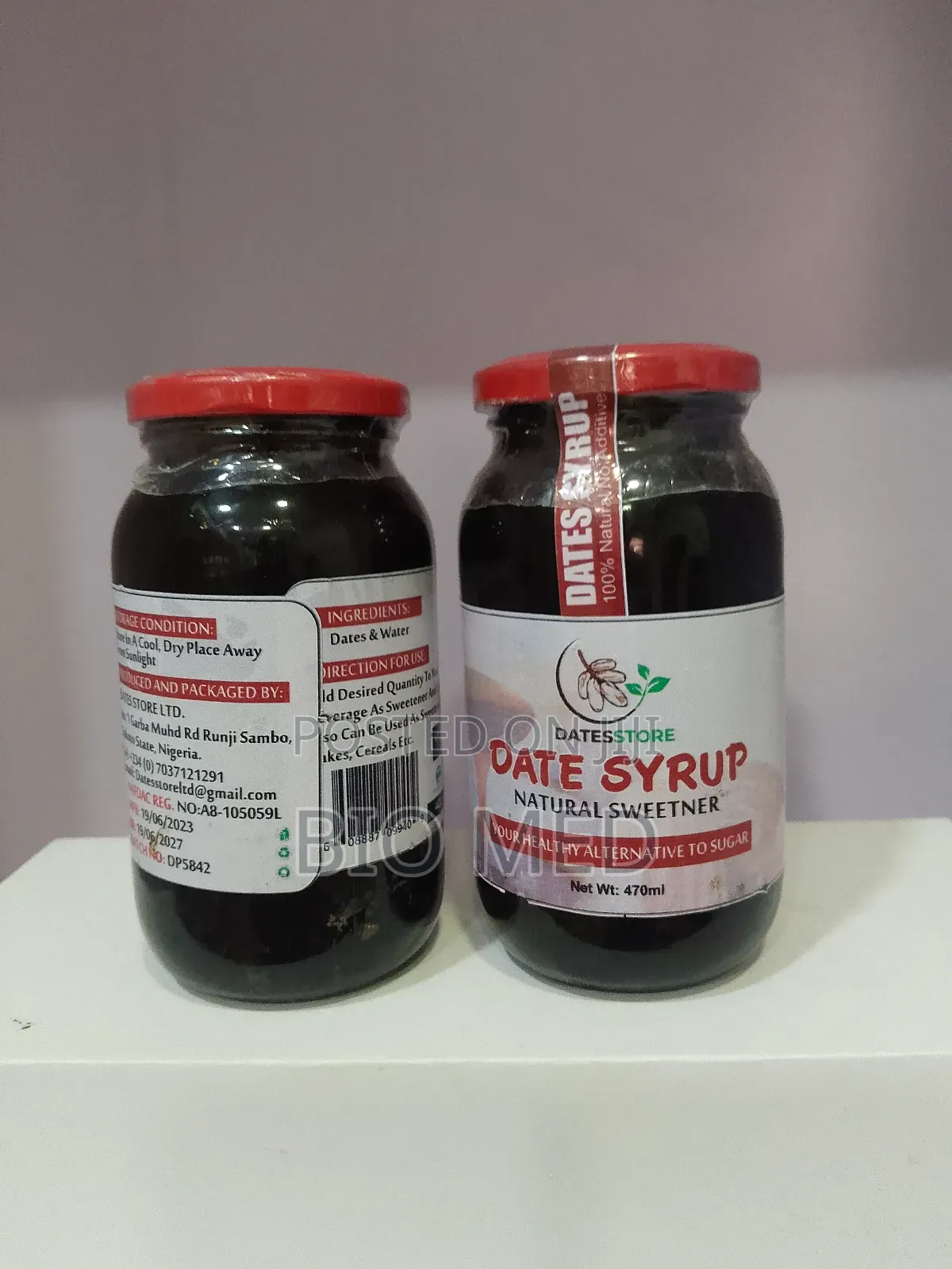 Organic Date Syrup – Natural Sweetener (470g)