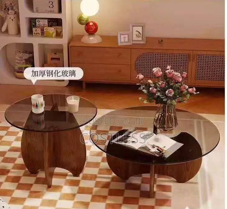 2 in 1 Glass Center Table