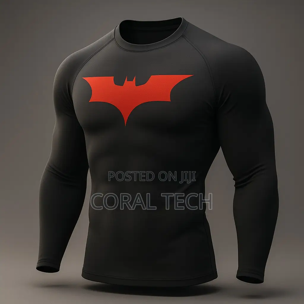 Batman Logo Compression Shirt – Short Sleeve, Long Sleeve Sleeveless