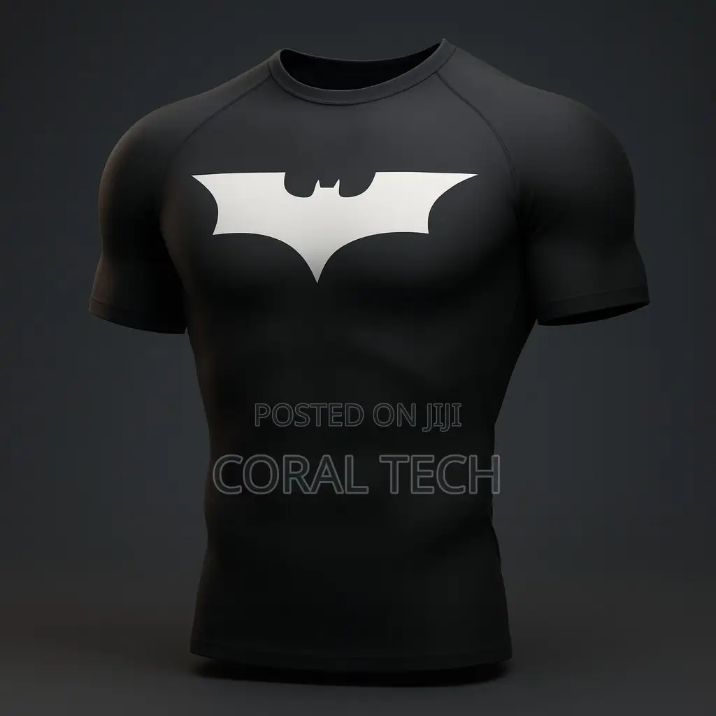 Batman Logo Compression Shirt – Short Sleeve, Long Sleeve Sleeveless