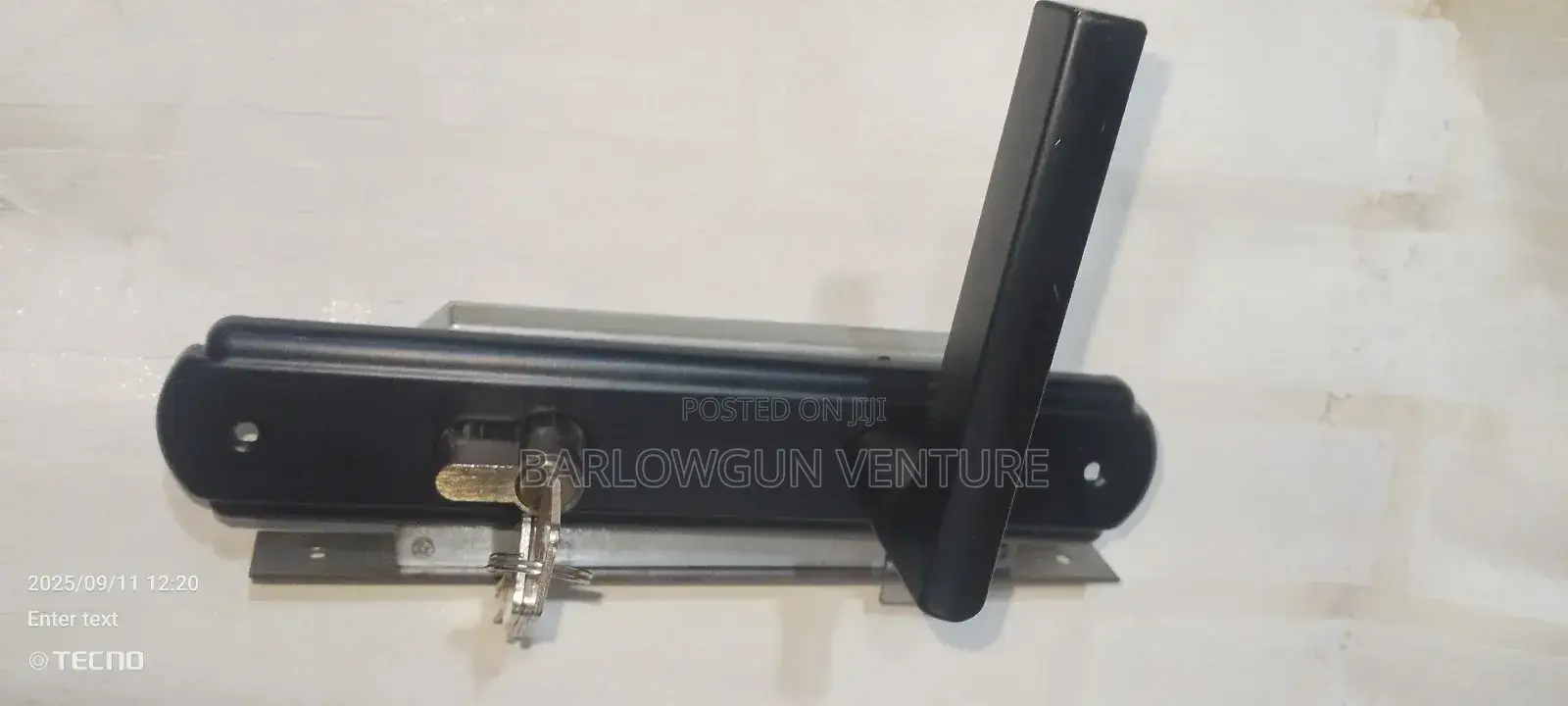 Door Lock Big Sliver /White